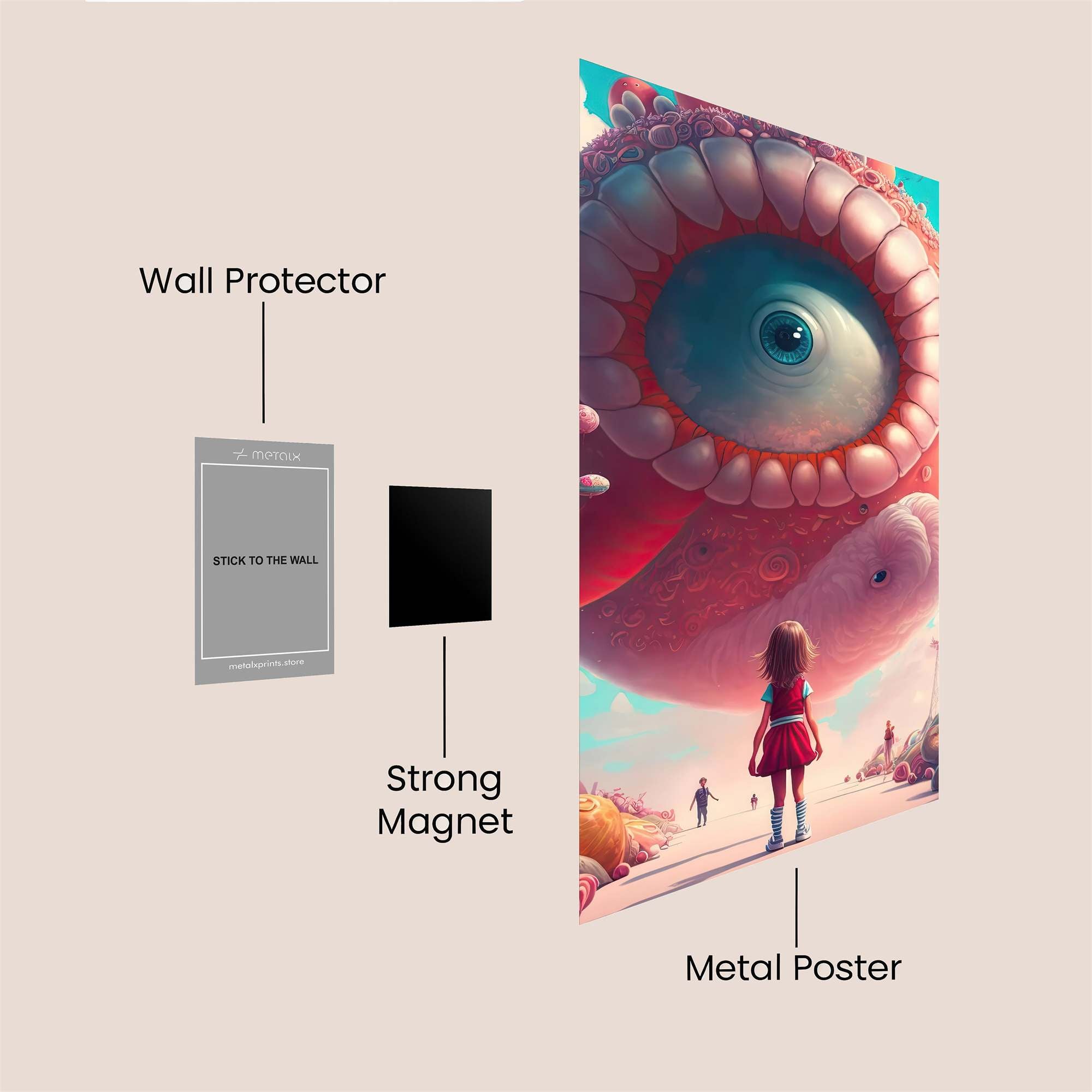 Giant Wonder Safe Wall Magnetic / M