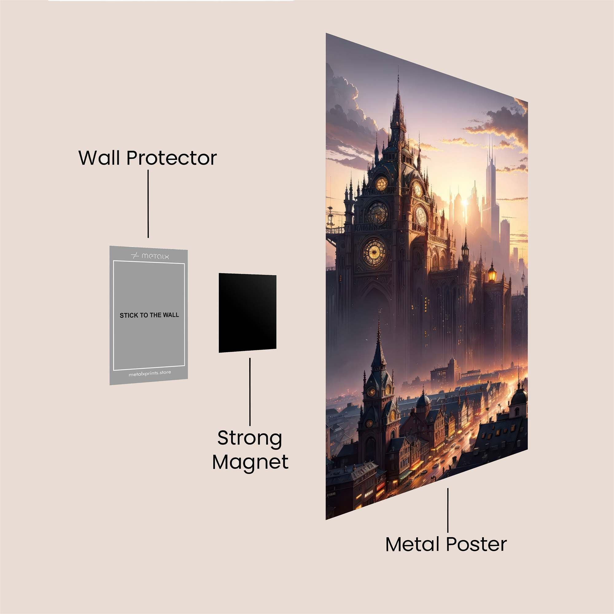Clockwork Twilight Safe Wall Magnetic / M
