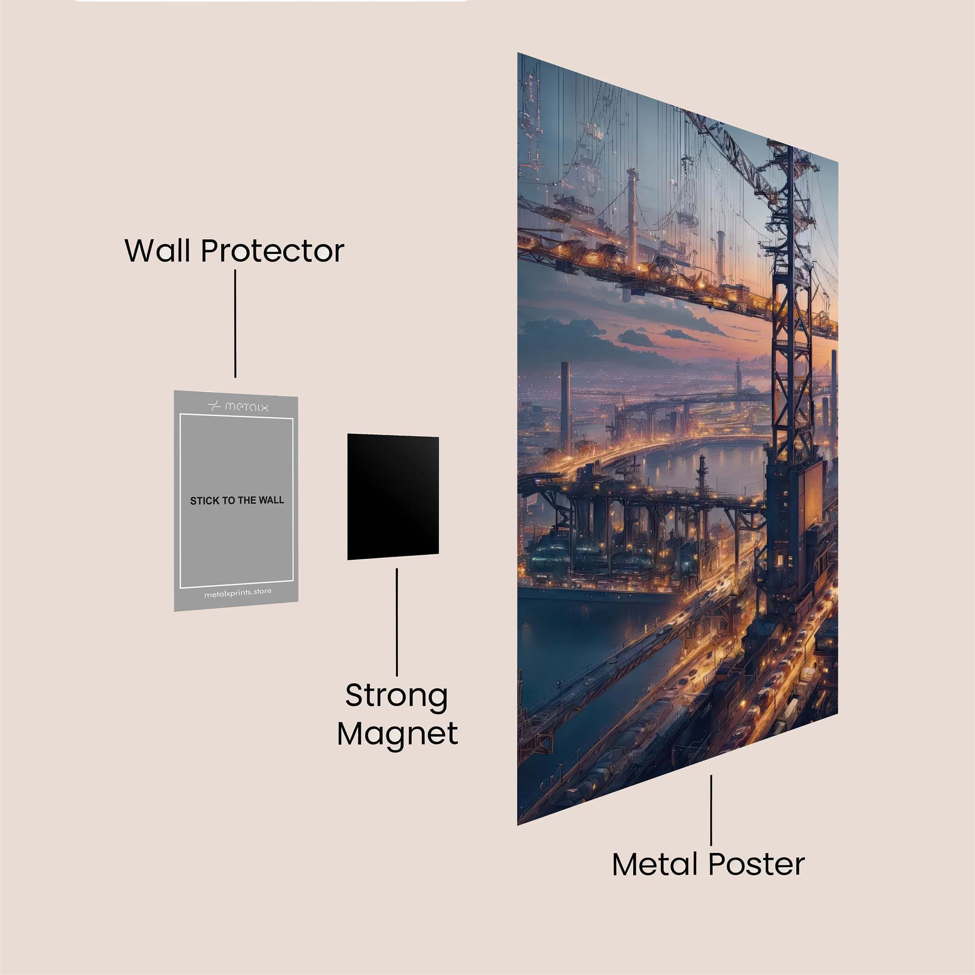 Industrial Twilight Safe Wall Magnetic / M