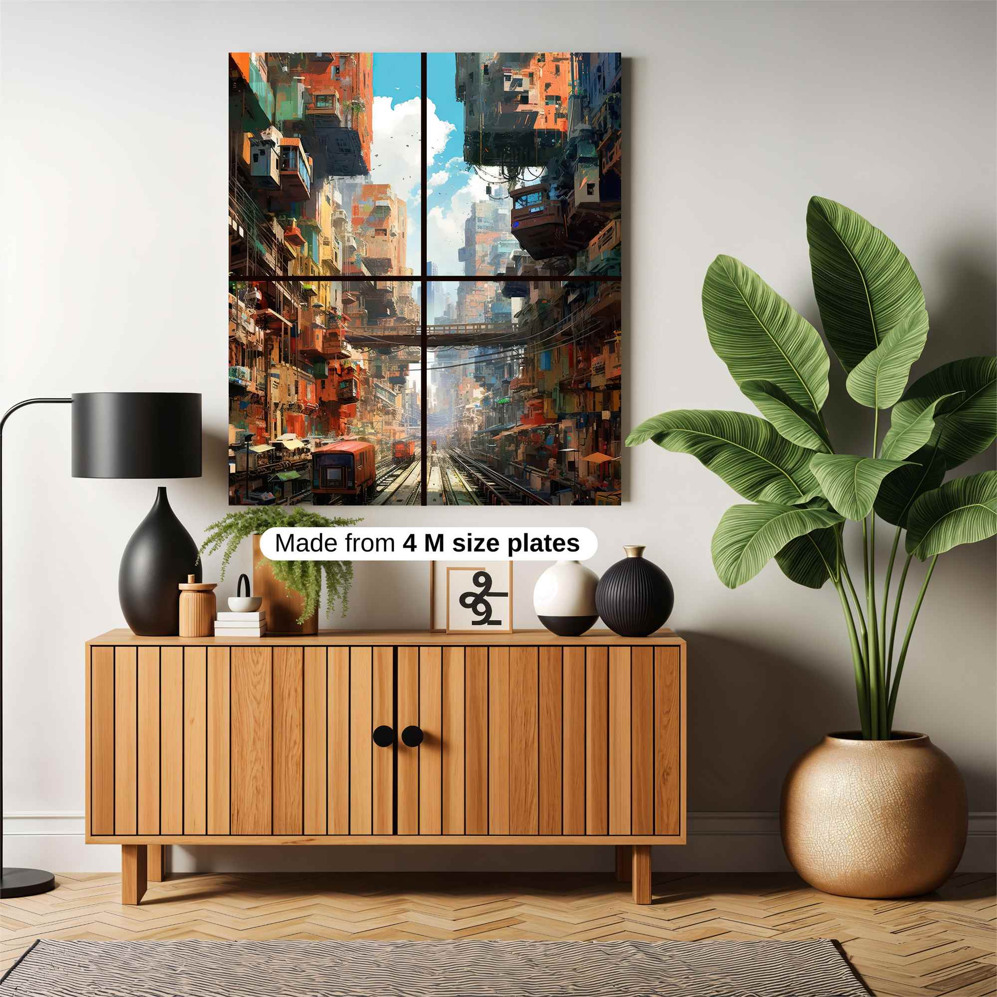 Cyberpunk Dreamscape Safe Wall Magnetic / M