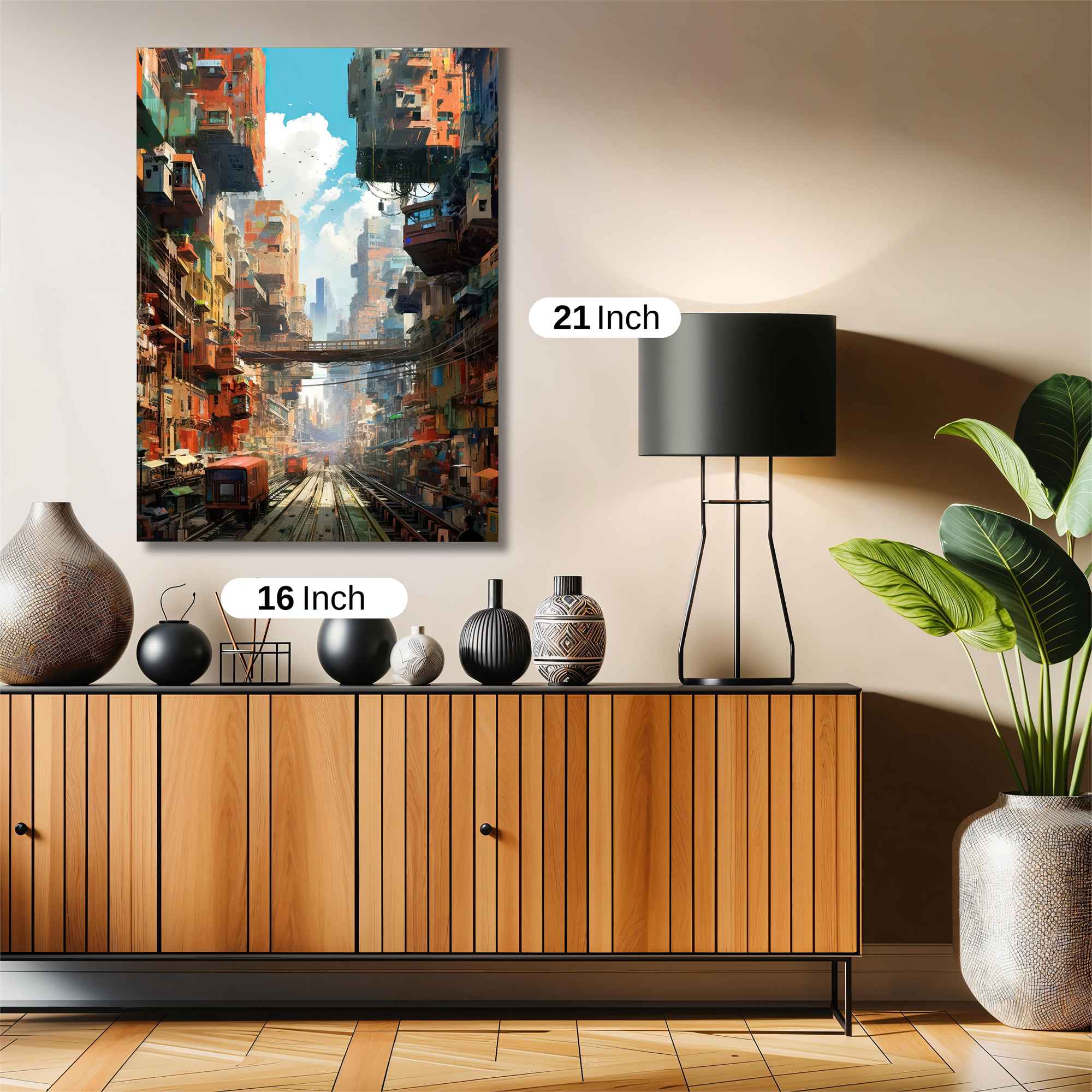 Cyberpunk Dreamscape Safe Wall Magnetic / M