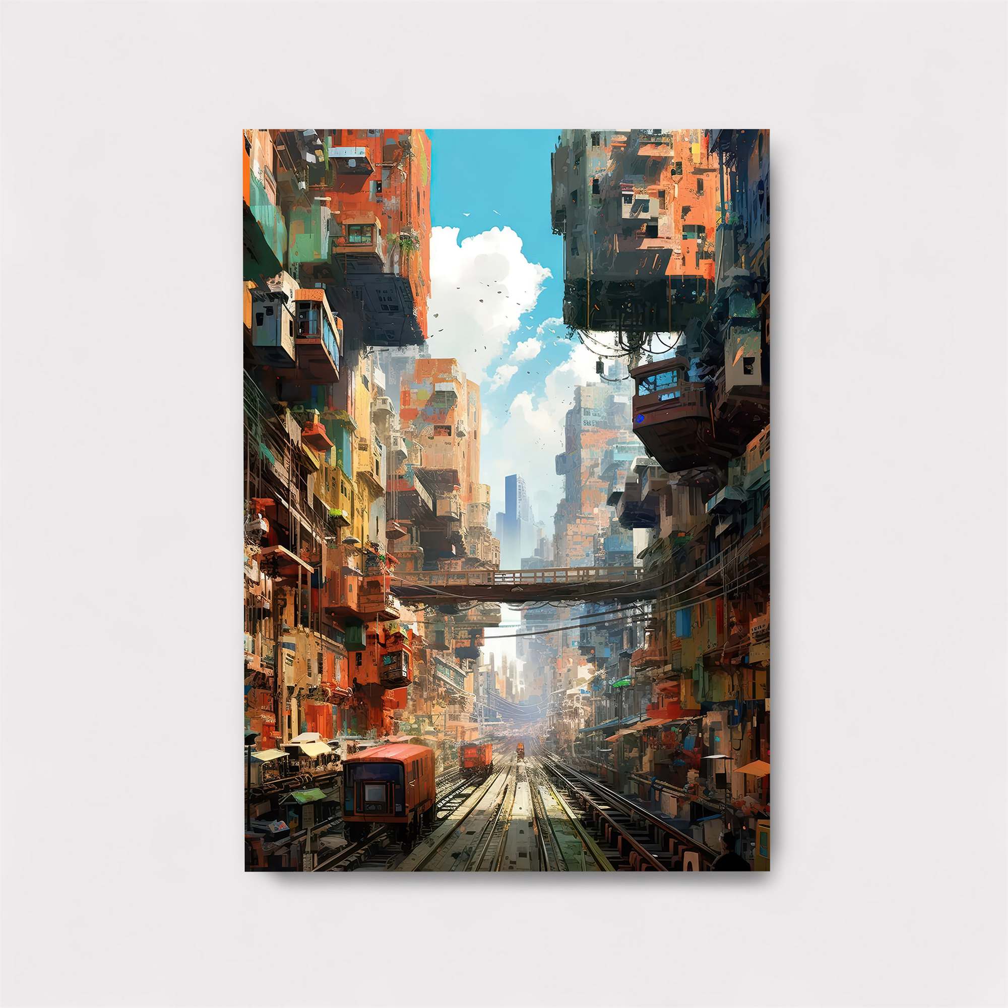 Cyberpunk Dreamscape Safe Wall Magnetic / M