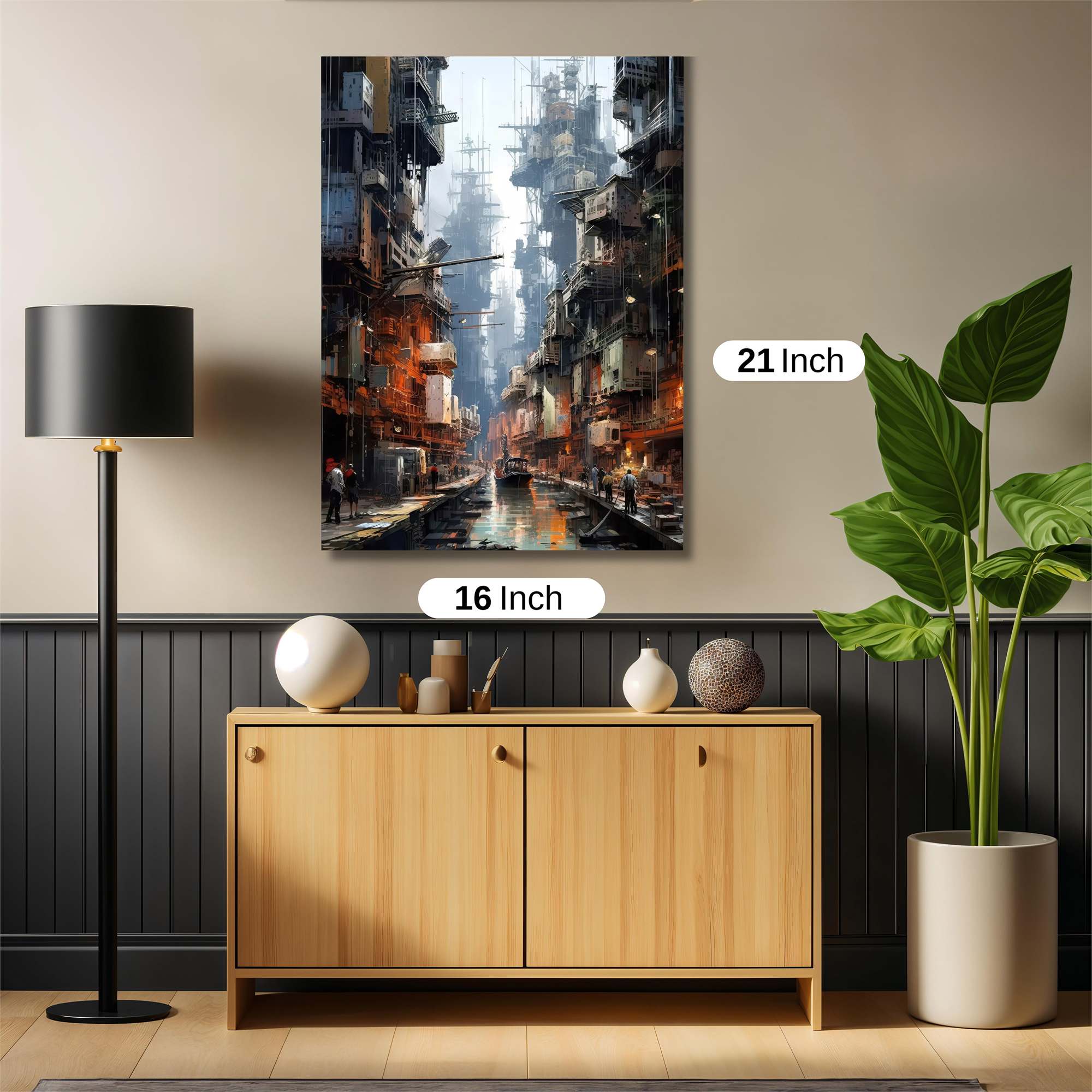 Cyberpunk Melancholy Safe Wall Magnetic / M