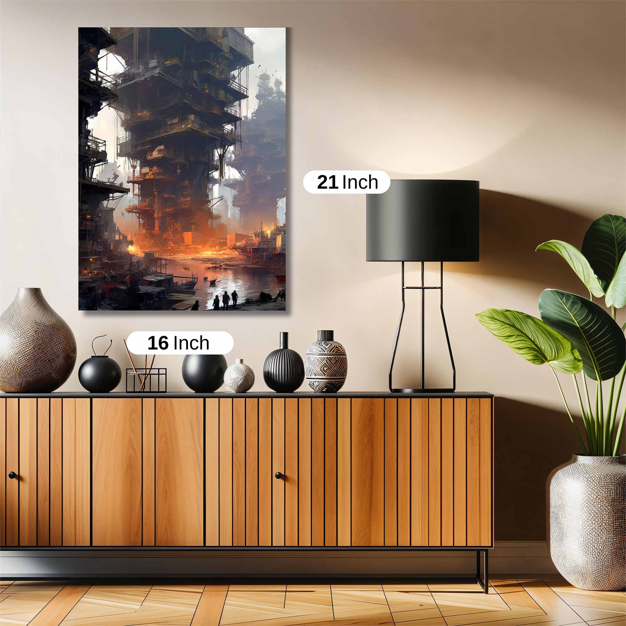 Dystopian Blaze Safe Wall Magnetic / M