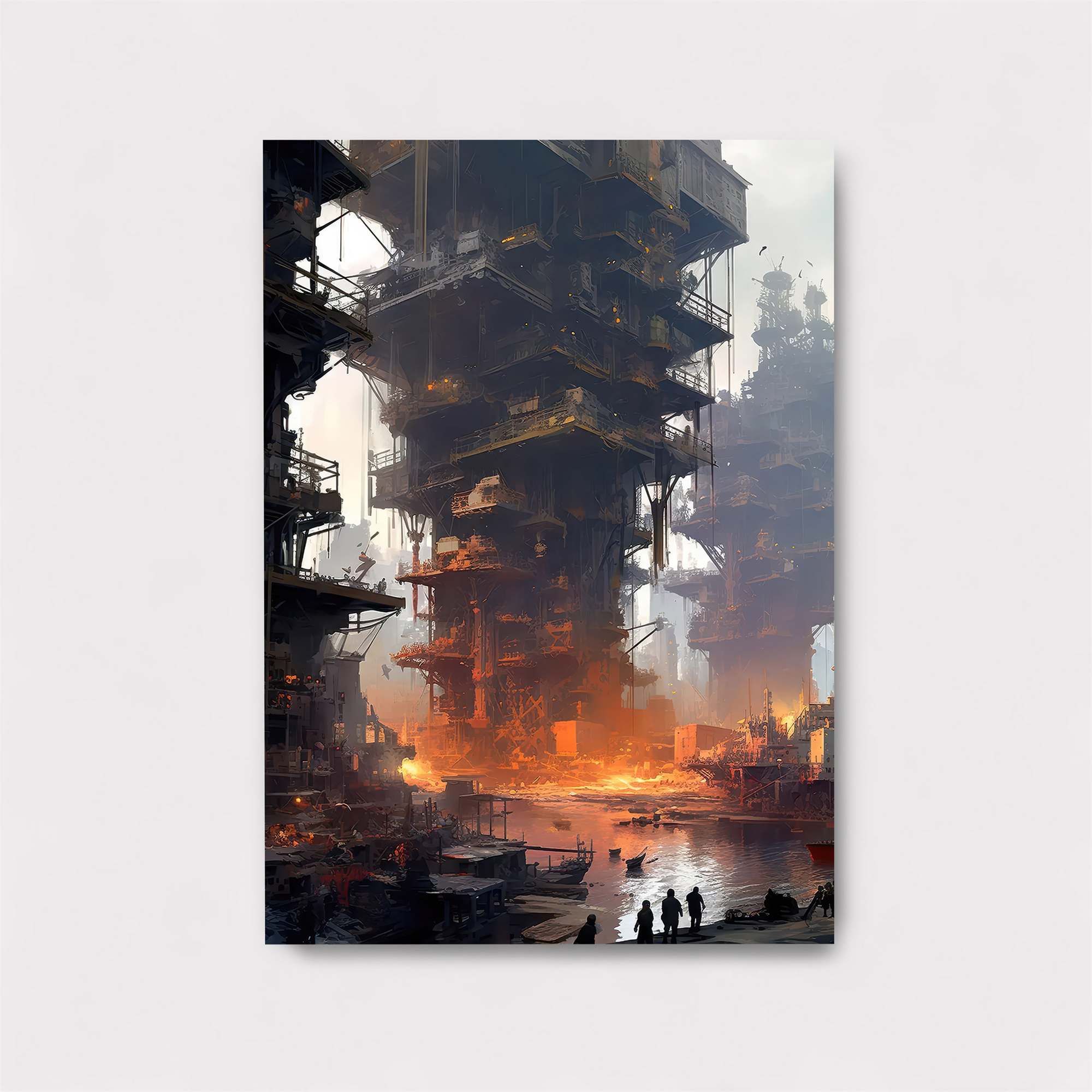 Dystopian Blaze Safe Wall Magnetic / M