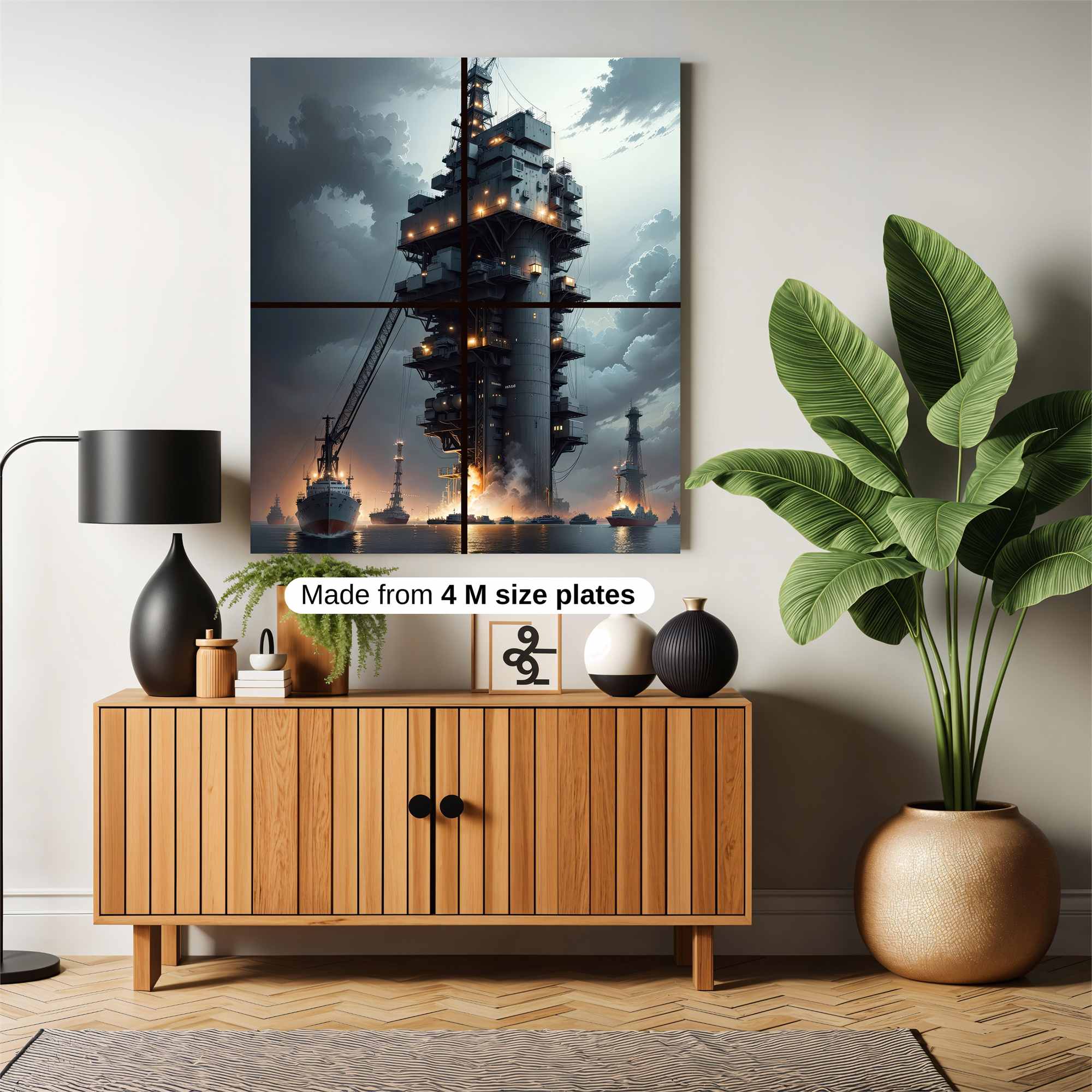 Oilrig Apocalypse Safe Wall Magnetic / M