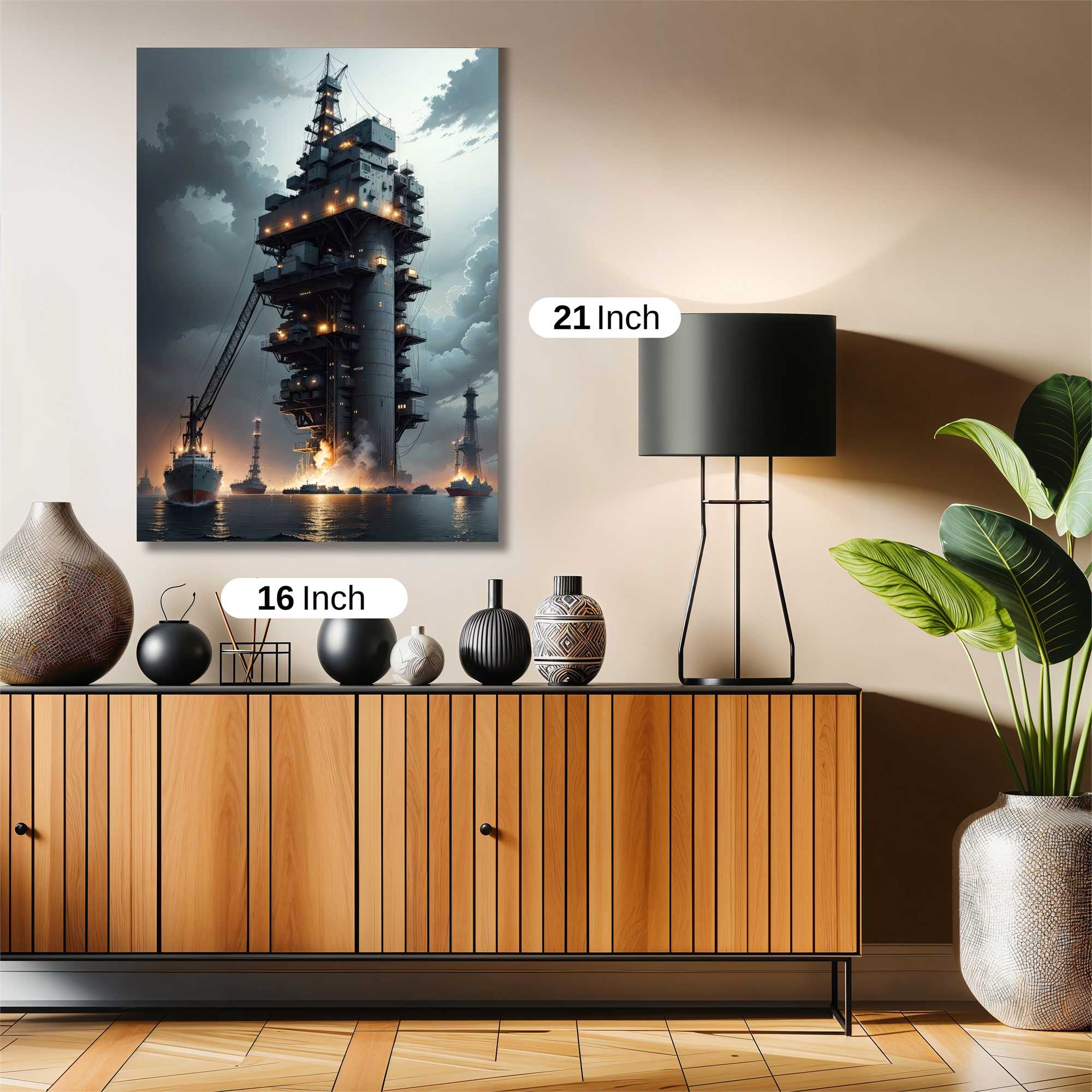 Oilrig Apocalypse Safe Wall Magnetic / M
