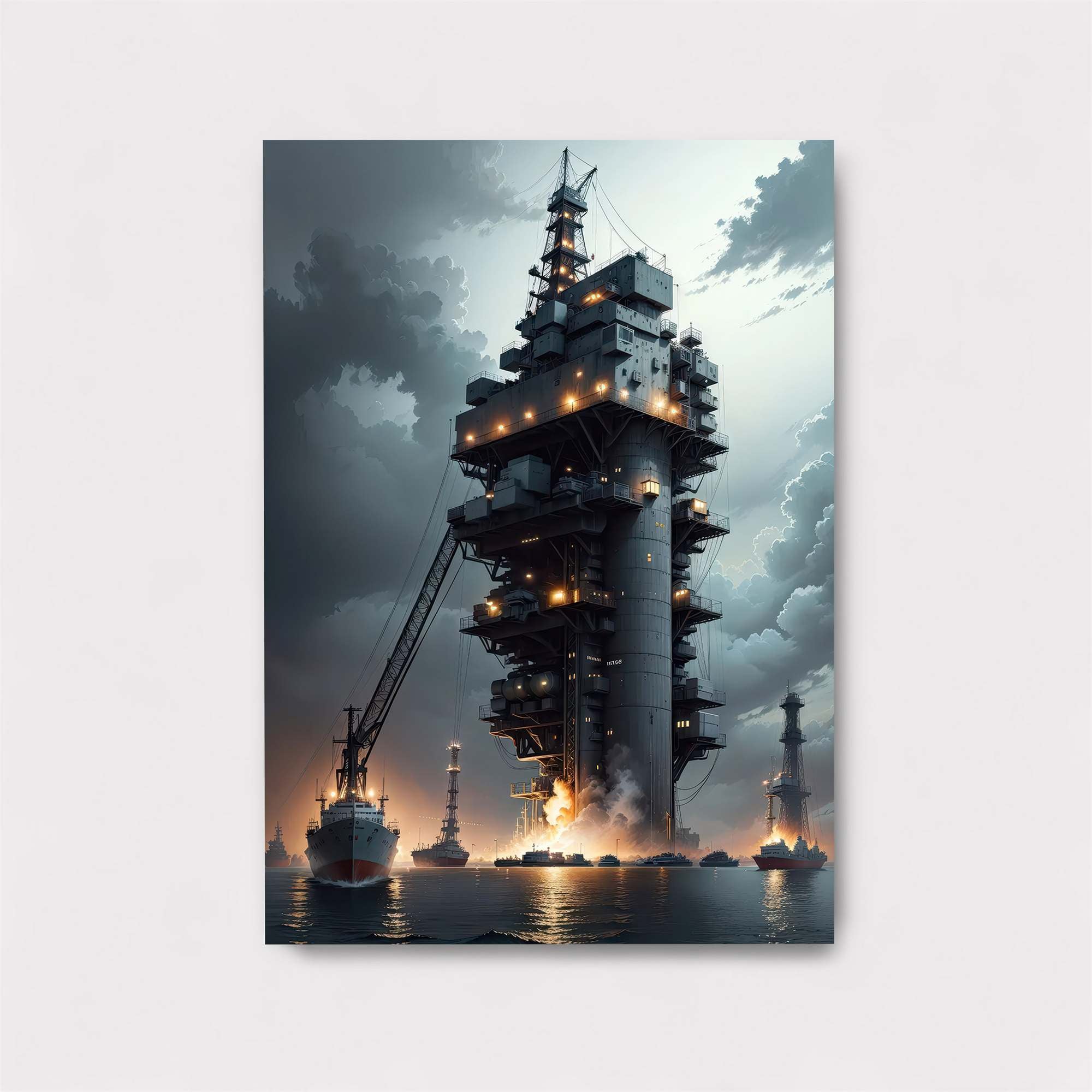 Oilrig Apocalypse Safe Wall Magnetic / M