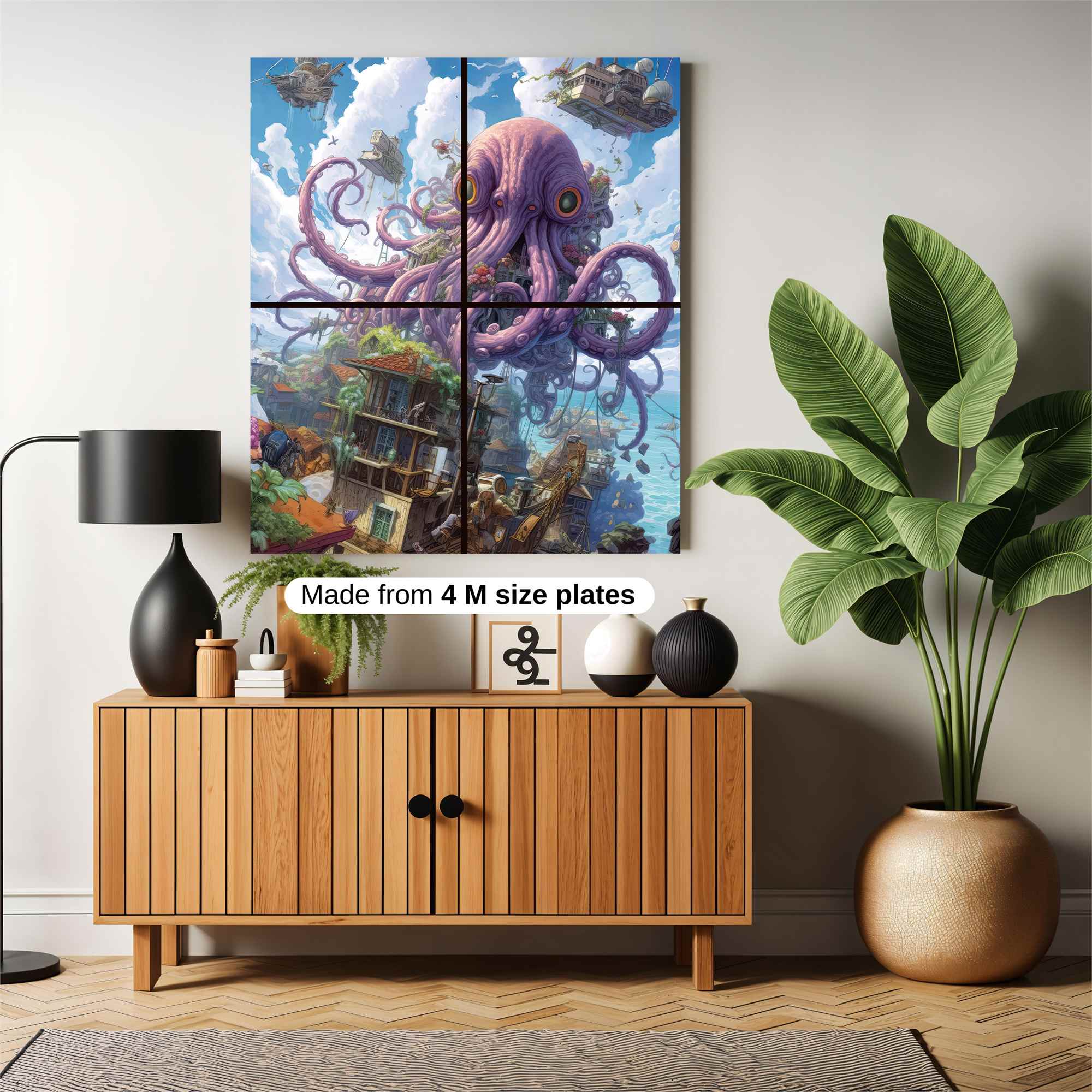 Kraken Dreamscape Safe Wall Magnetic / M