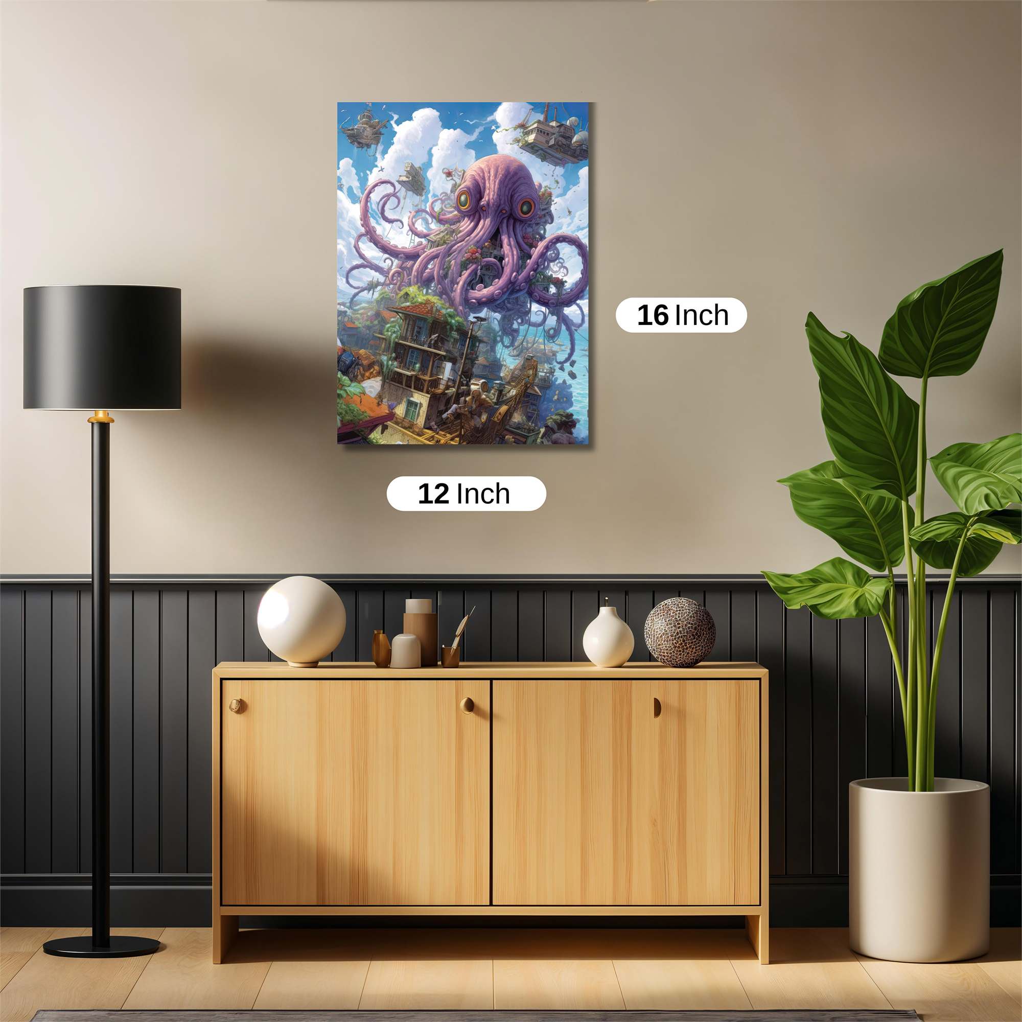 Kraken Dreamscape Safe Wall Magnetic / M