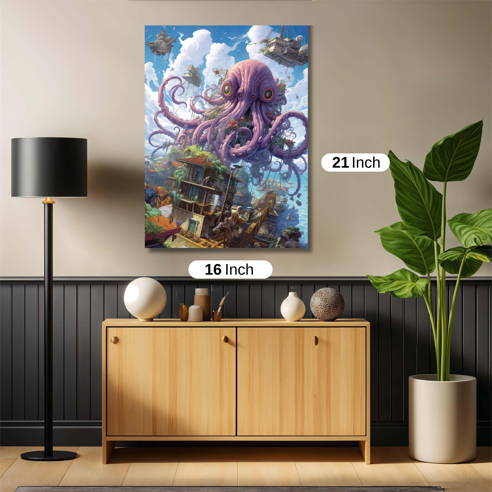 Kraken Dreamscape Safe Wall Magnetic / M