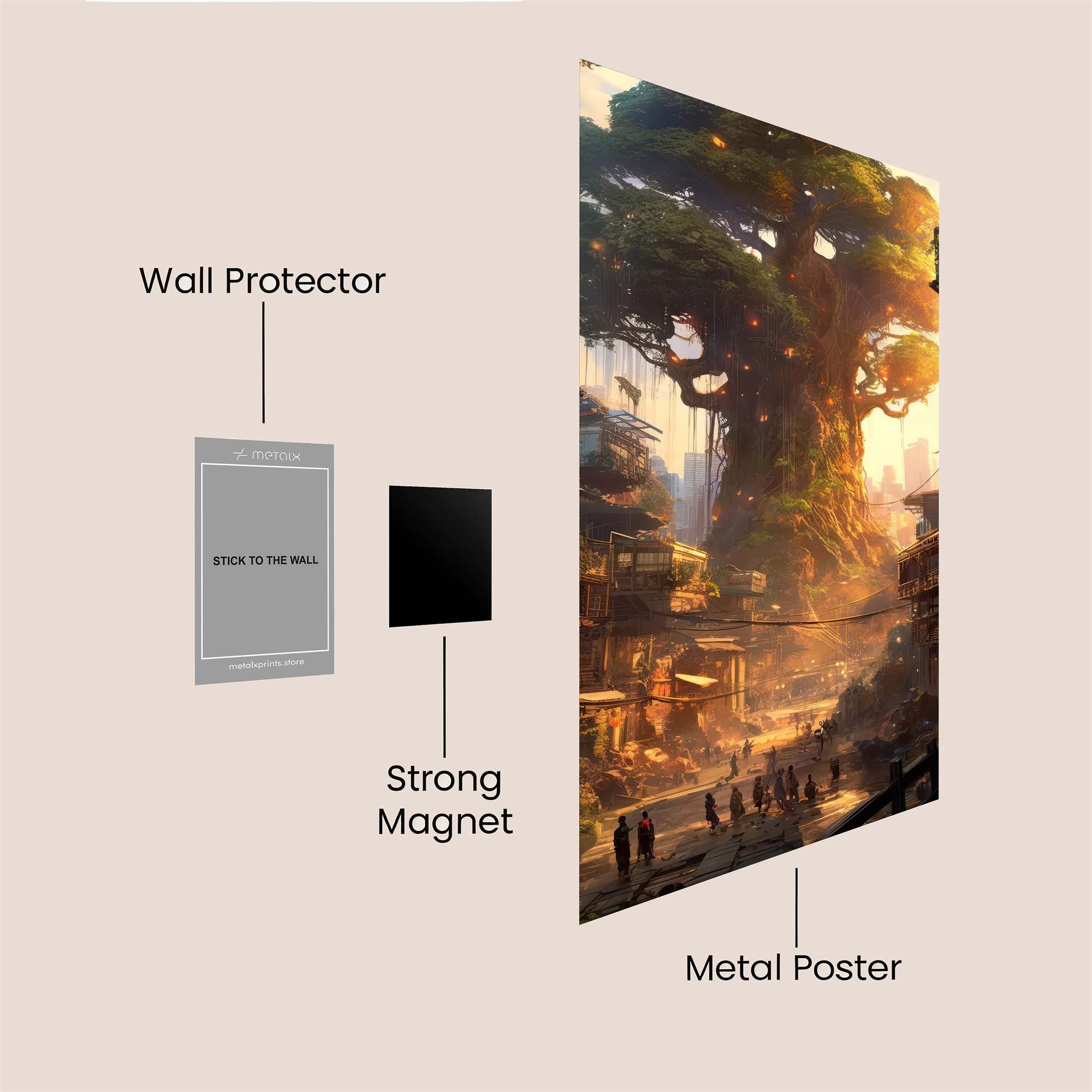 Tree Haven Safe Wall Magnetic / M