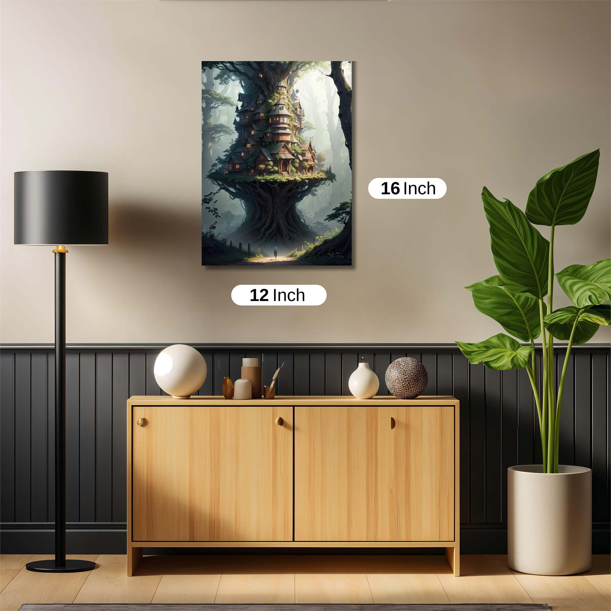 Treehouse Tranquil Safe Wall Magnetic / M