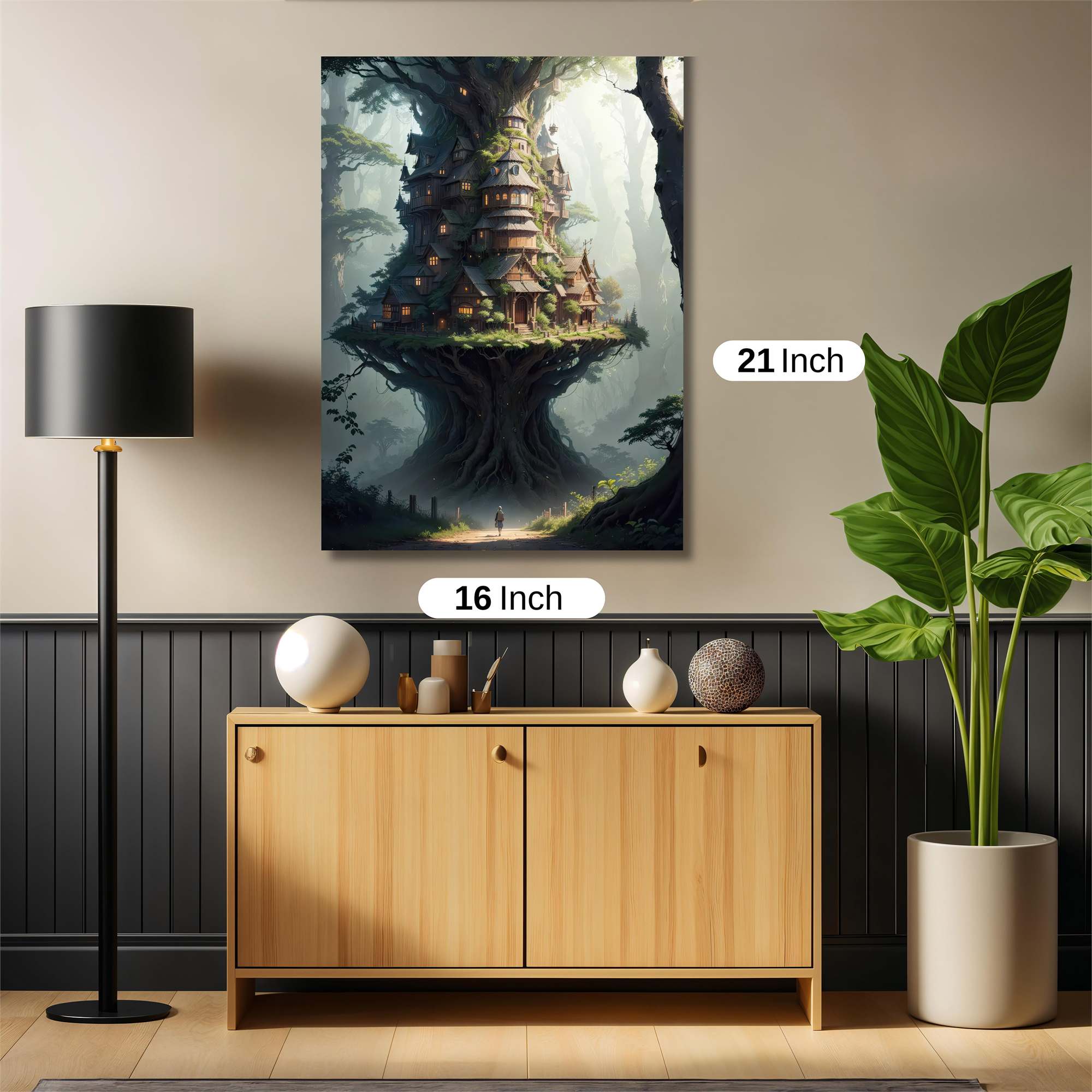 Treehouse Tranquil Safe Wall Magnetic / M