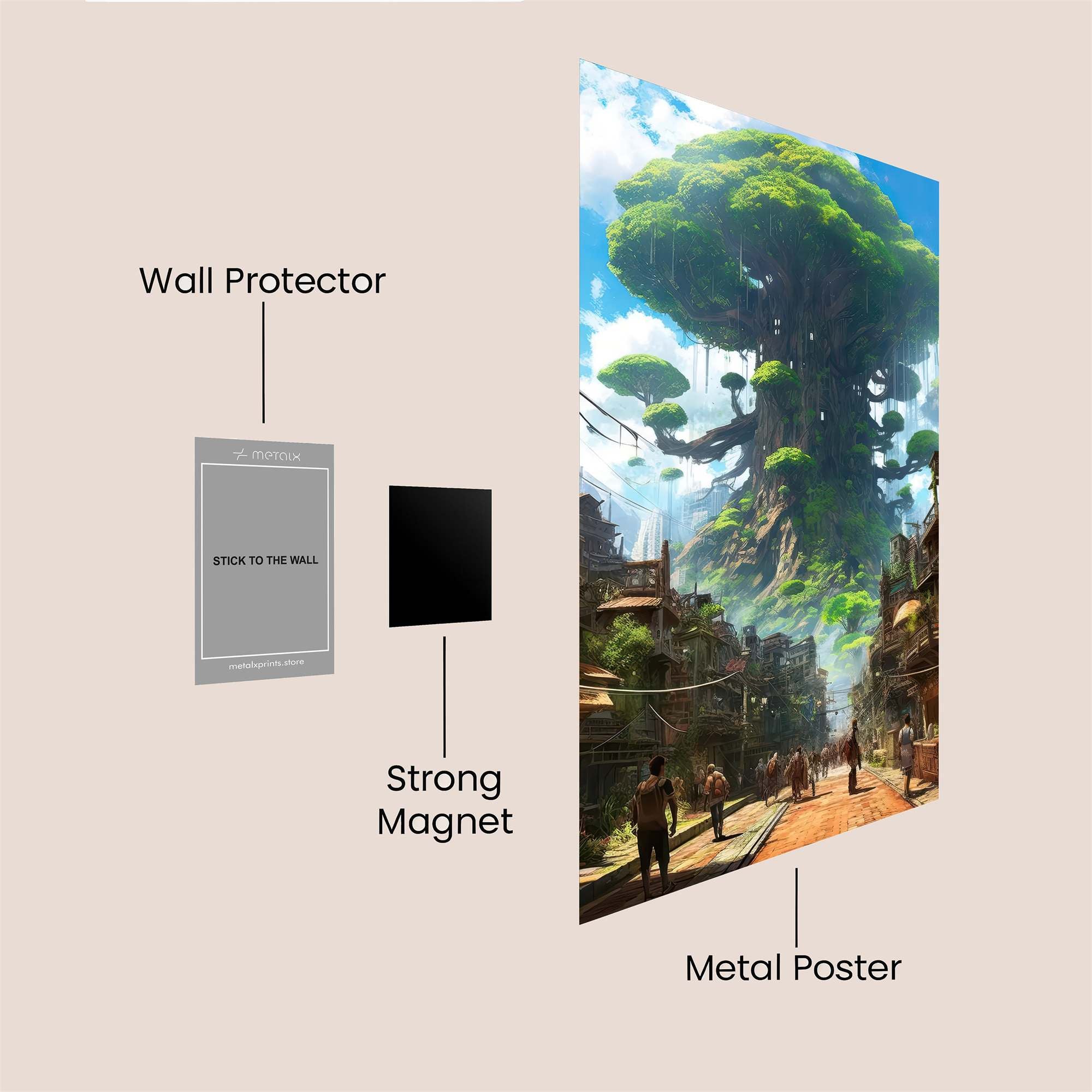 Navi's Haven Safe Wall Magnetic / M