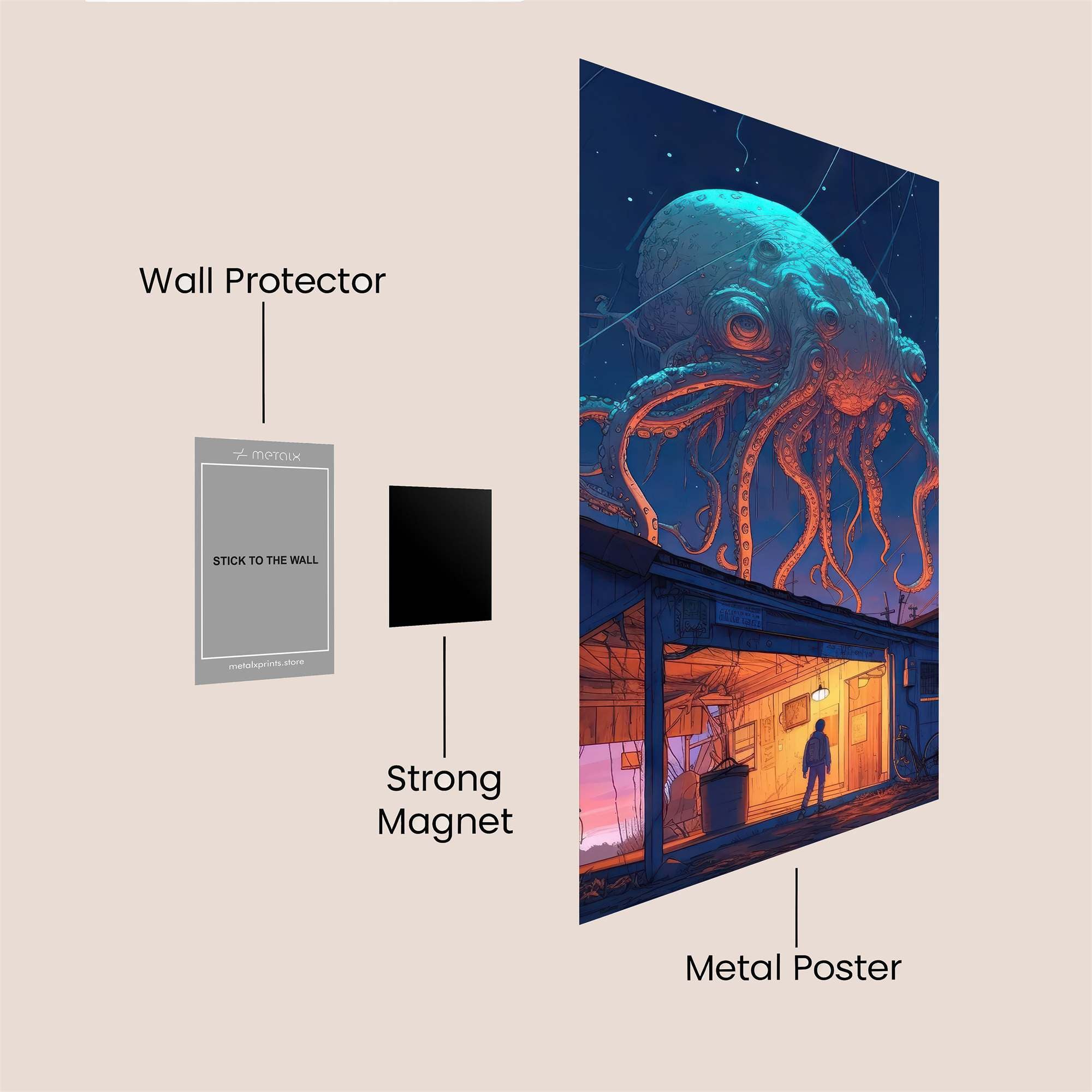 Cthulhu Dream Safe Wall Magnetic / M