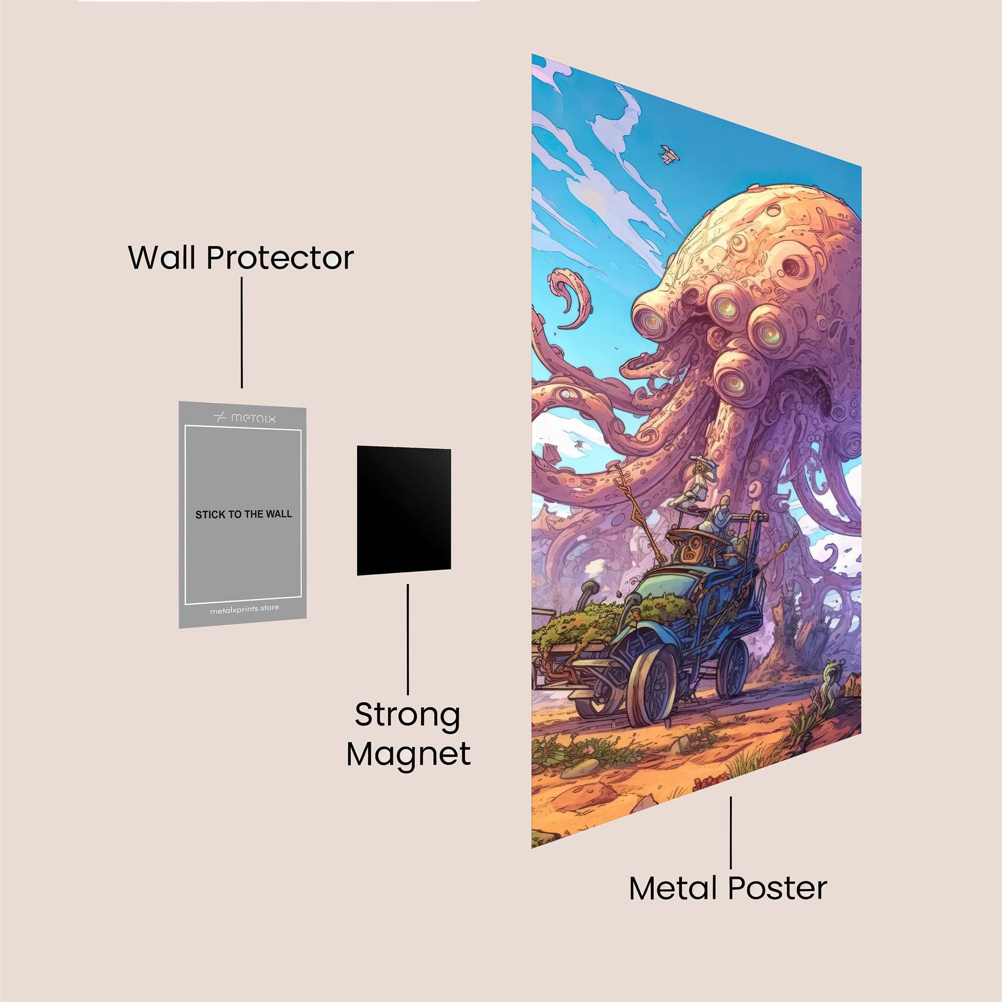 Cthulhu Quest Safe Wall Magnetic / M