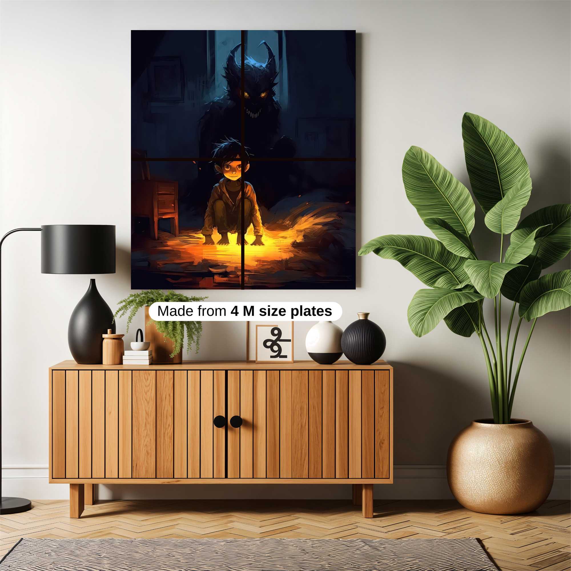 Monster Menace Safe Wall Magnetic / M