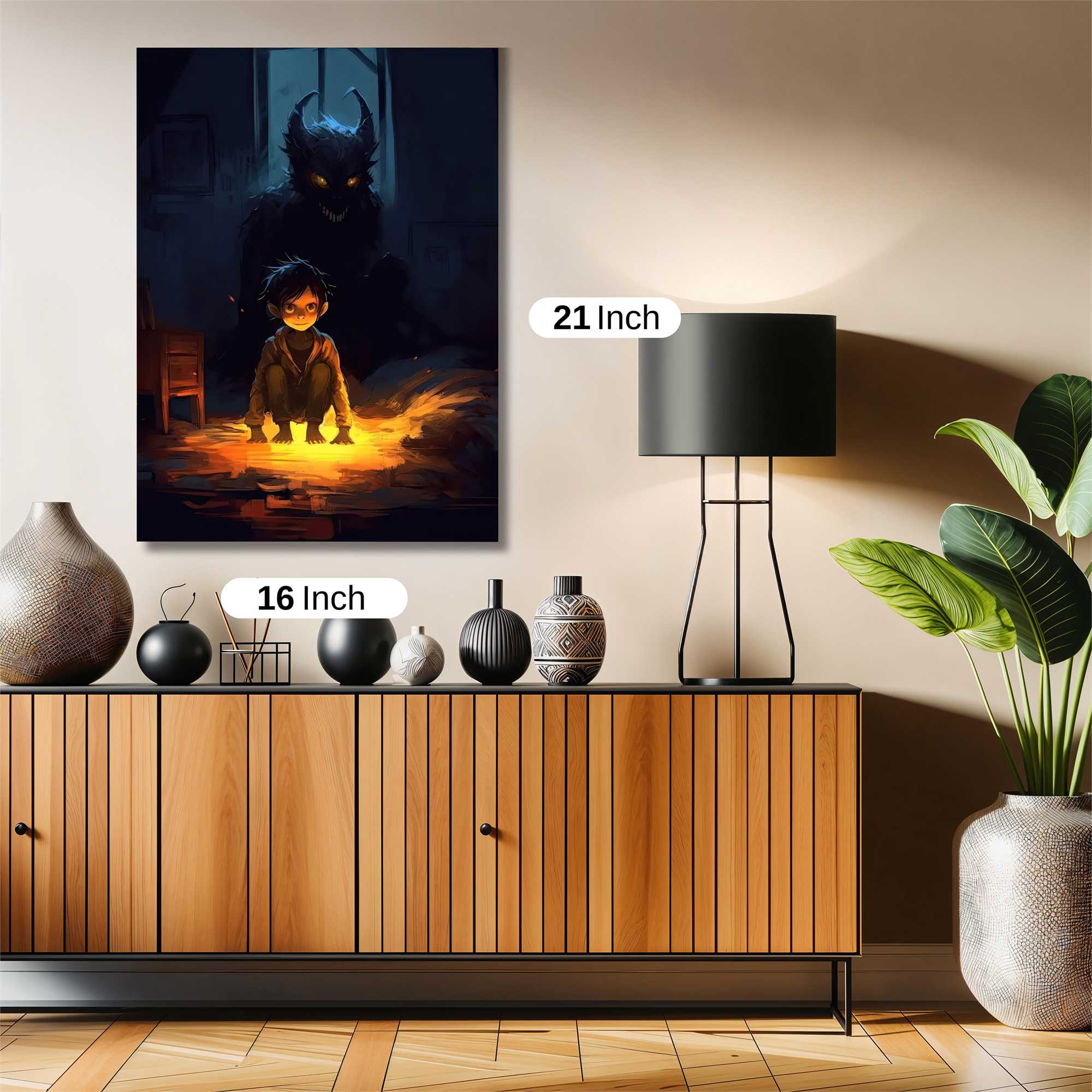 Monster Menace Safe Wall Magnetic / M