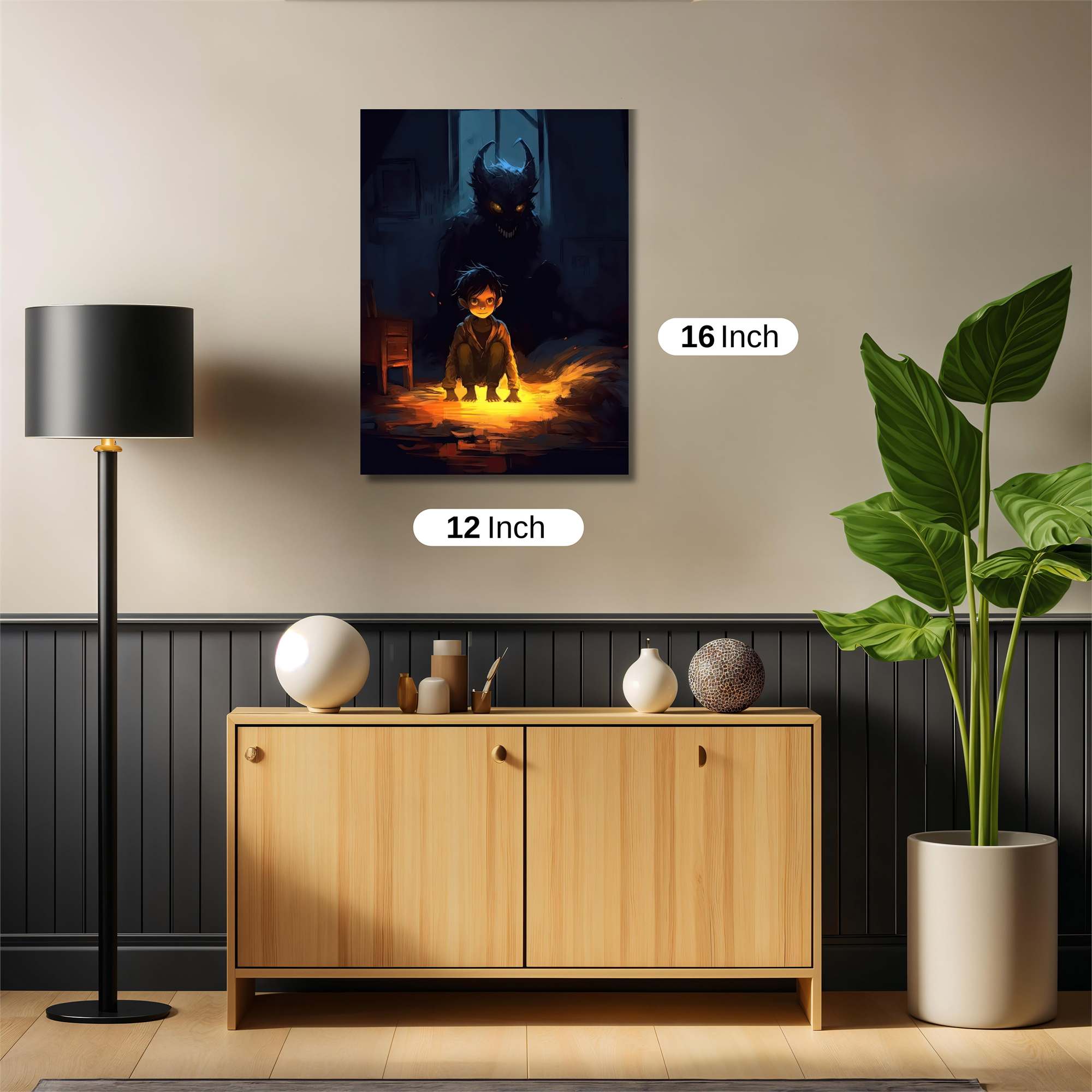 Monster Menace Safe Wall Magnetic / M