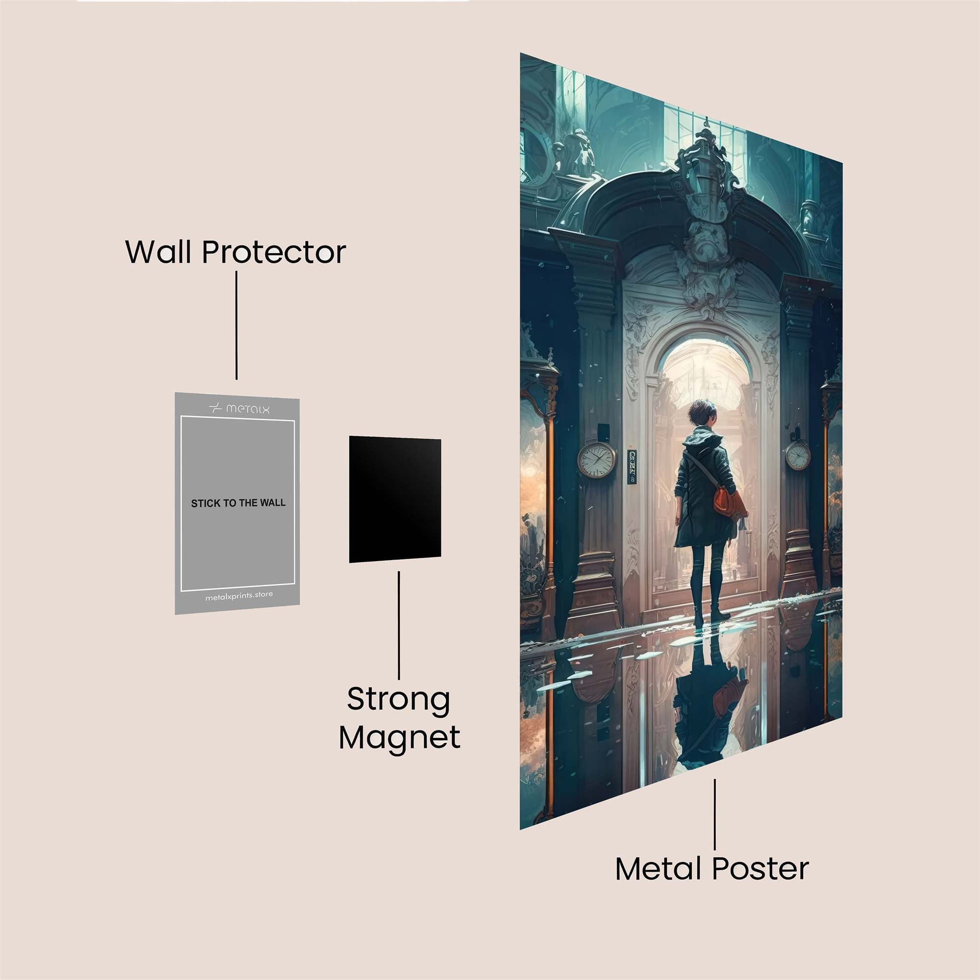 Mystery Unveiled Safe Wall Magnetic / M
