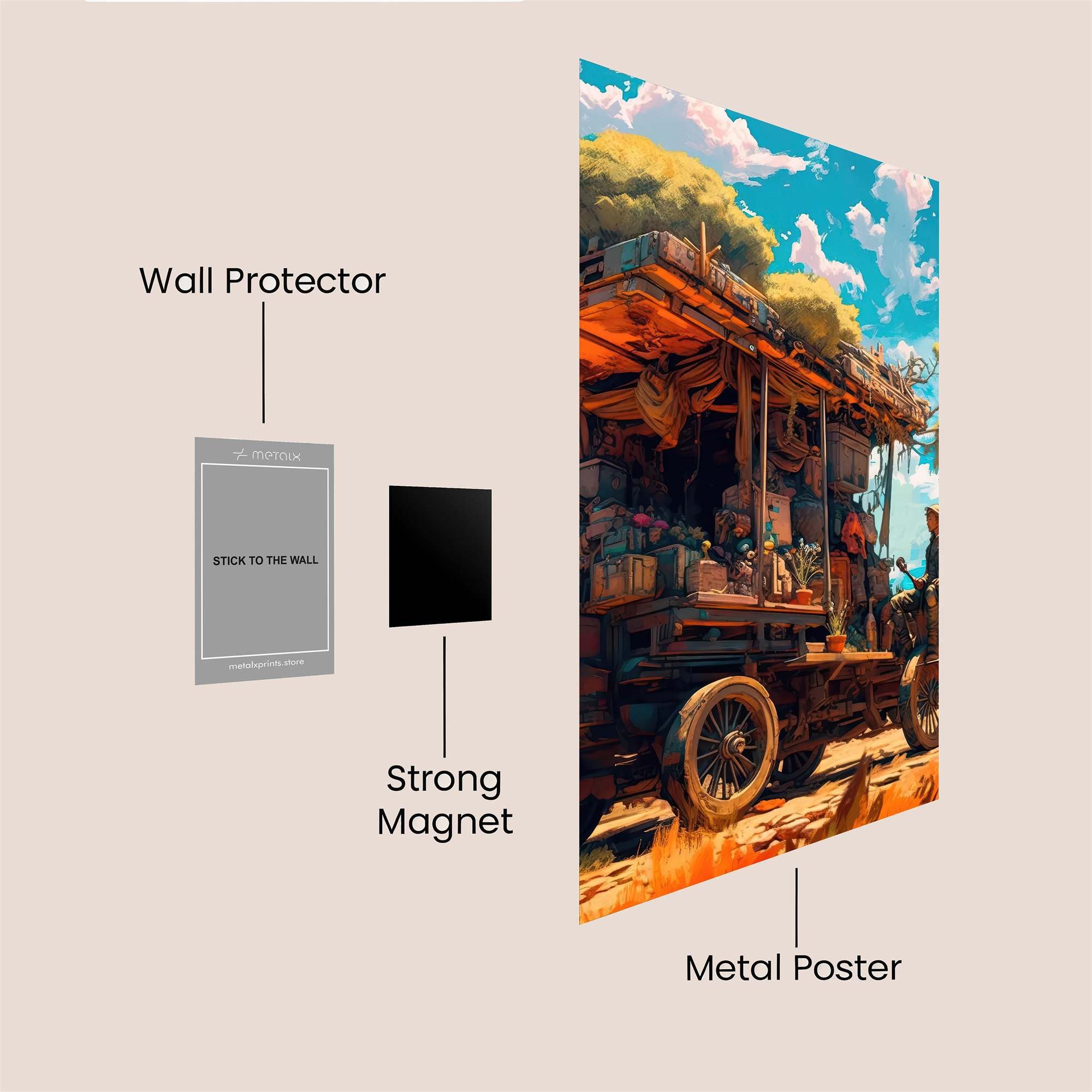 Trader's Odyssey Safe Wall Magnetic / M