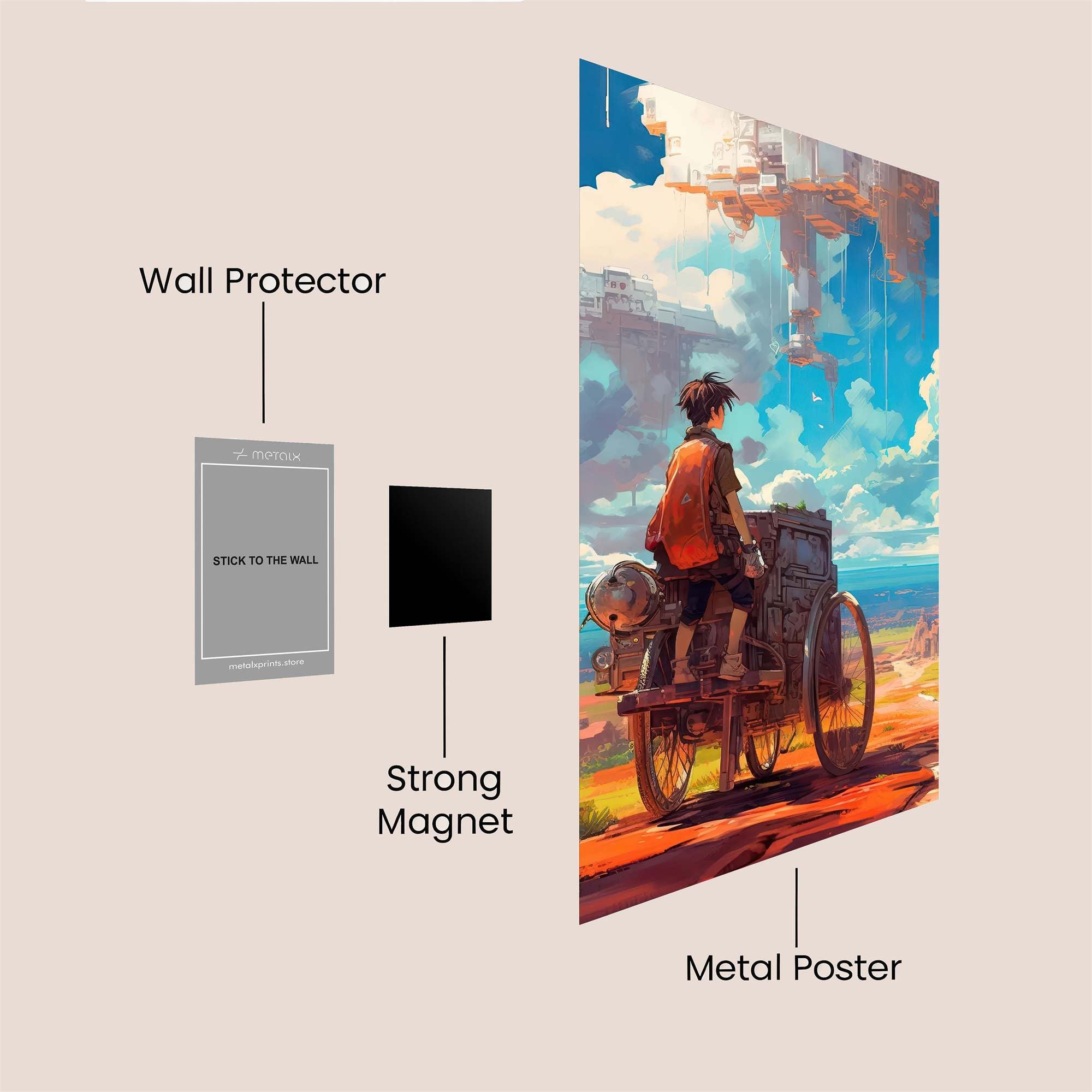 Skyward Dreams Safe Wall Magnetic / M