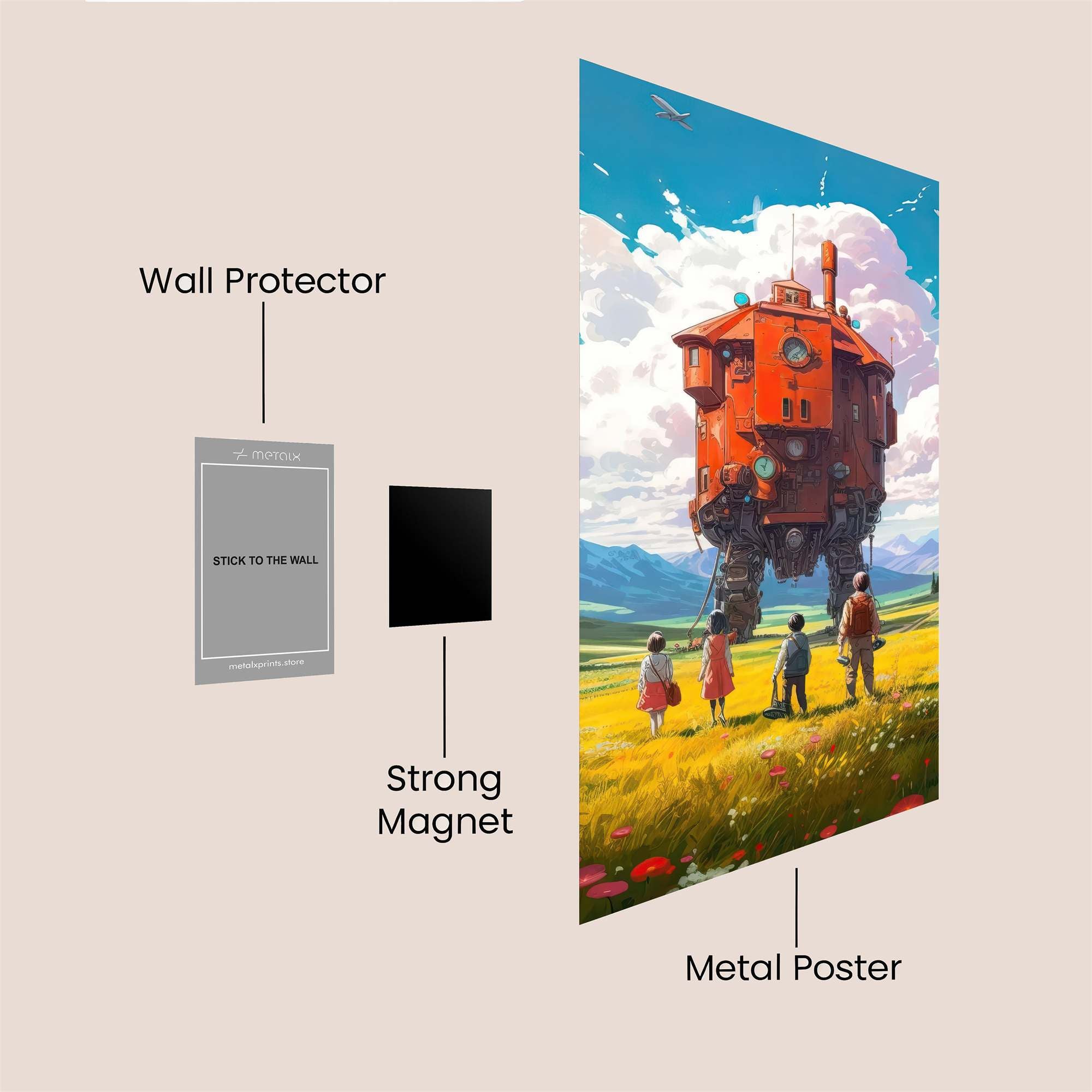 Robot Dreamscape Safe Wall Magnetic / M
