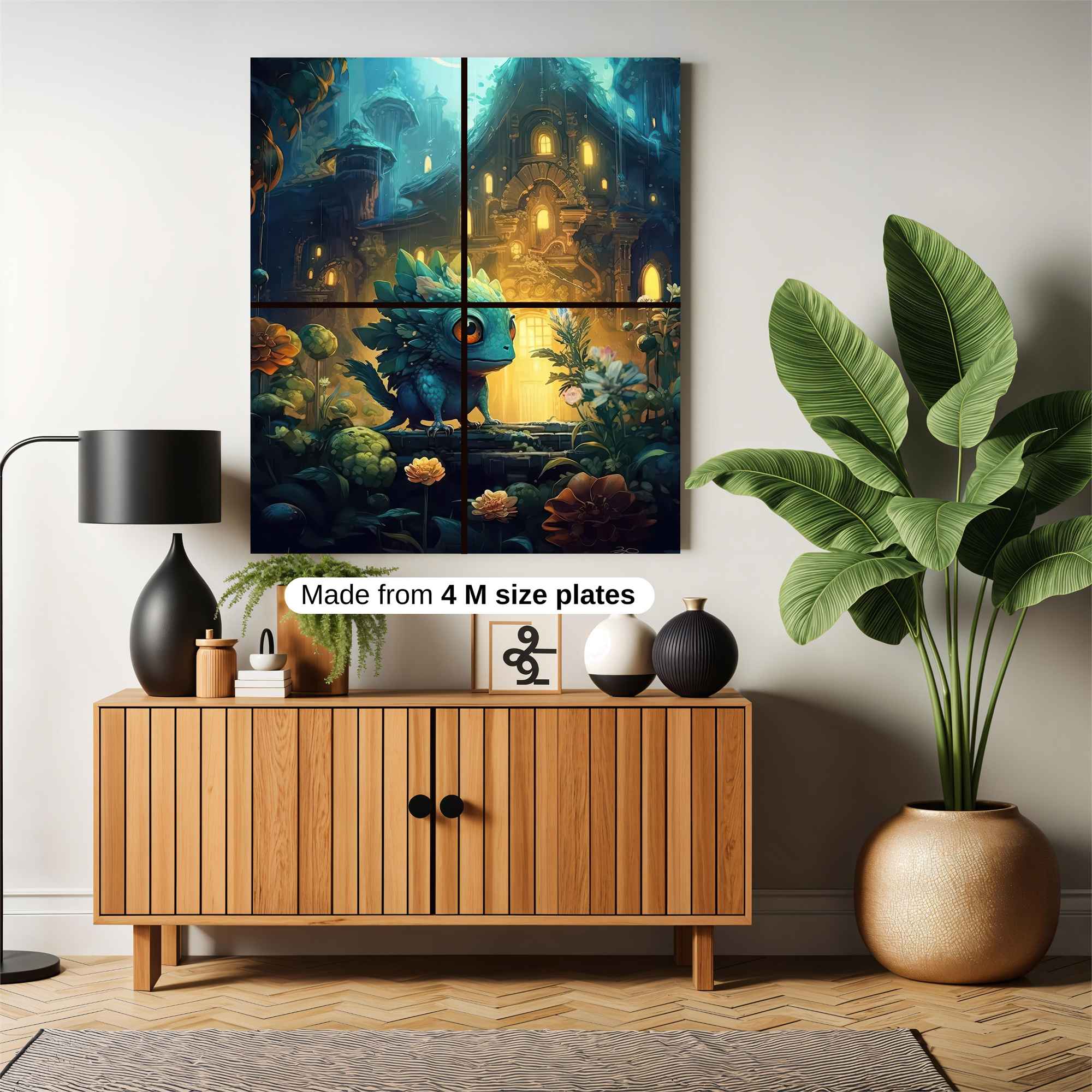 Dragon Whimsy Safe Wall Magnetic / M