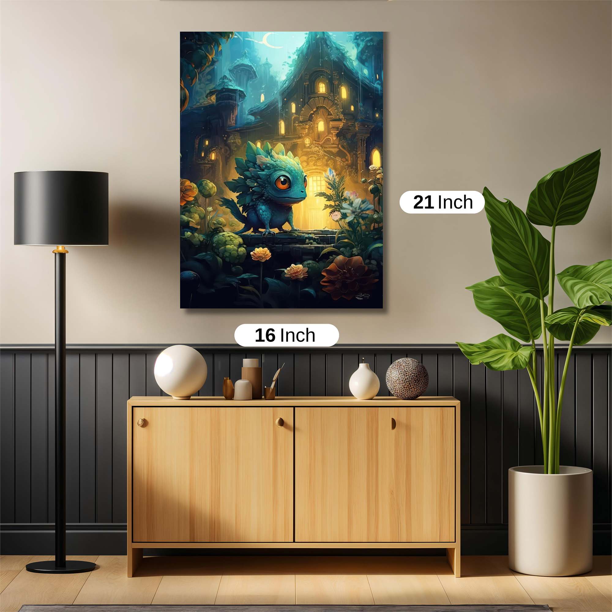 Dragon Whimsy Safe Wall Magnetic / M