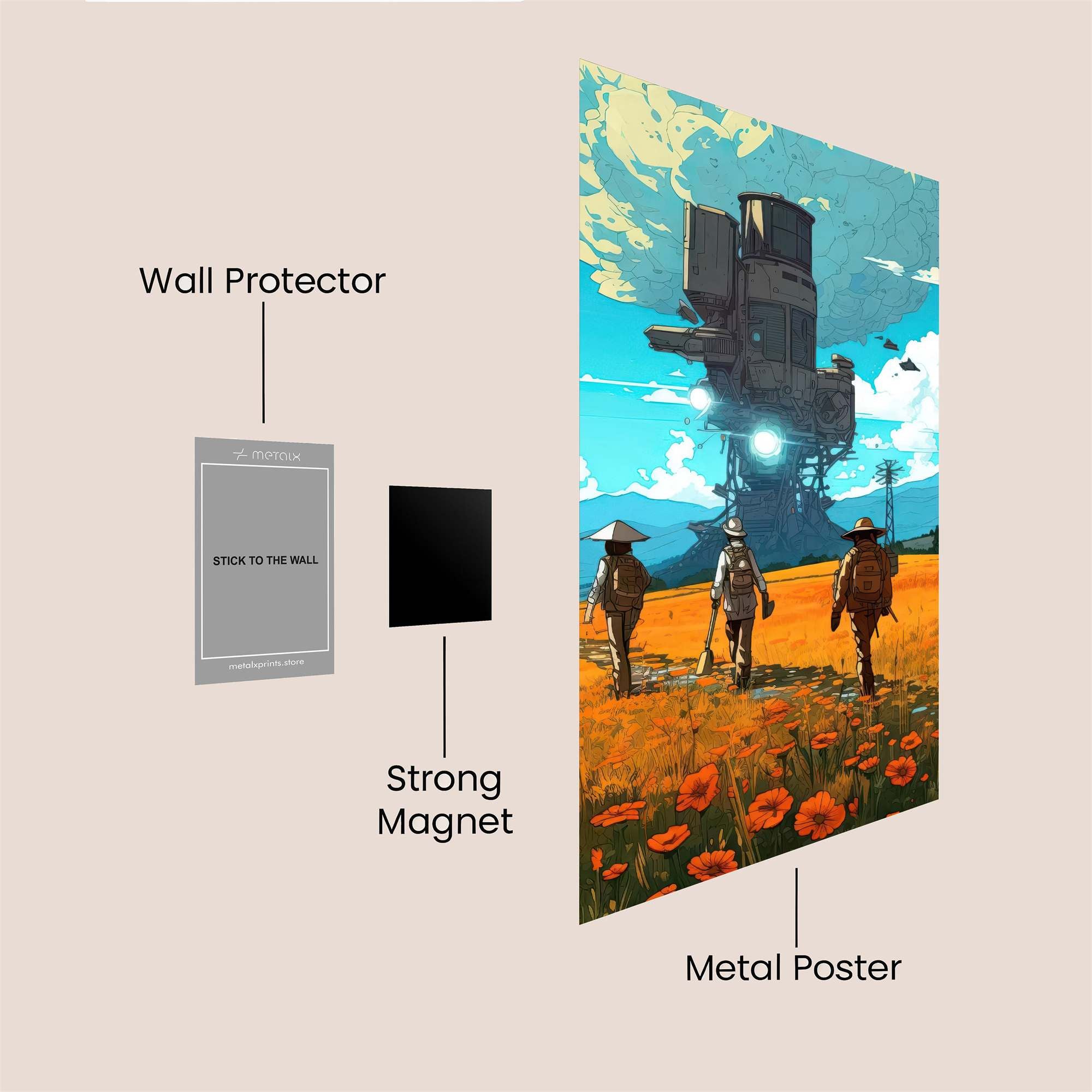 Farmers Serene Safe Wall Magnetic / M