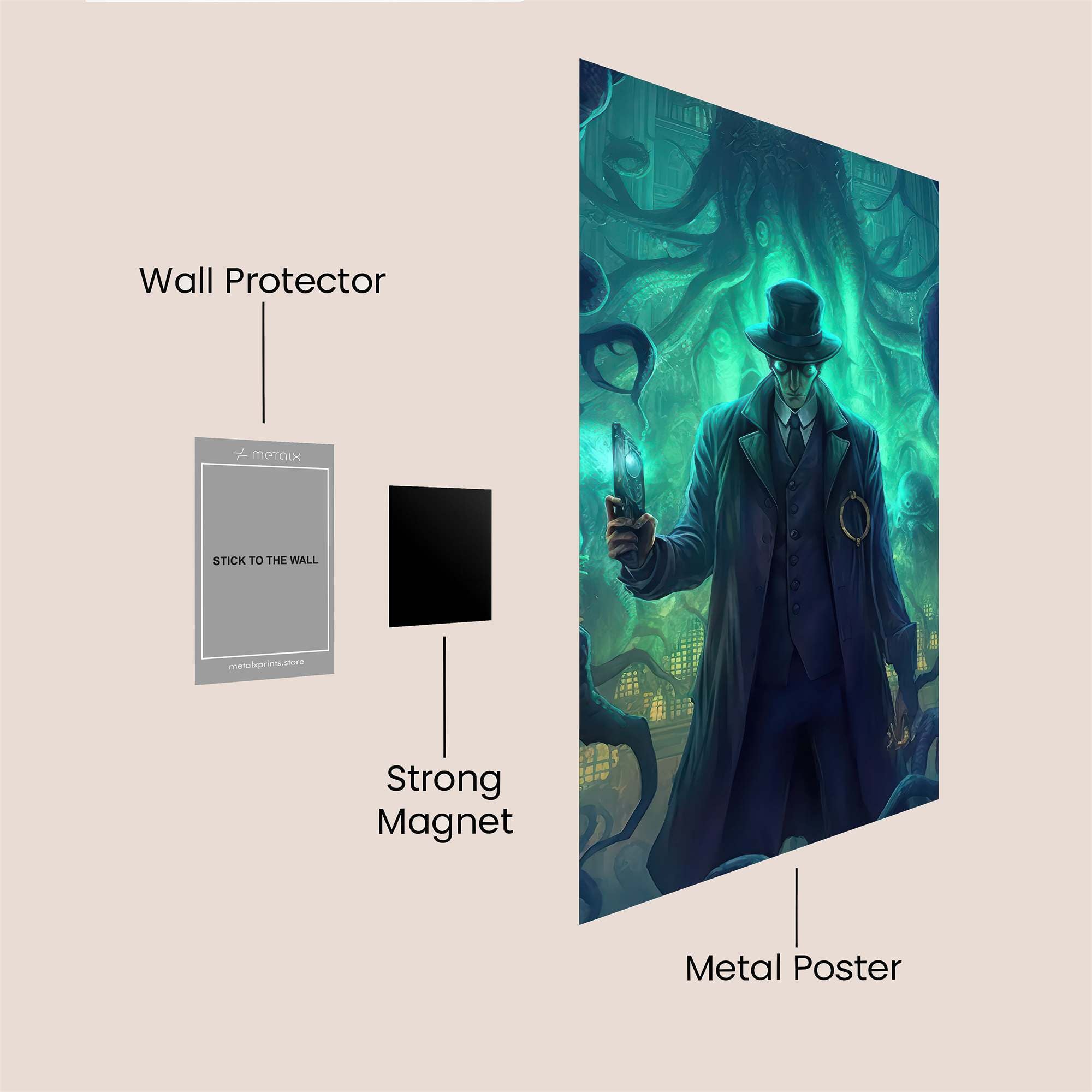 Cthulhu Enigma Safe Wall Magnetic / M