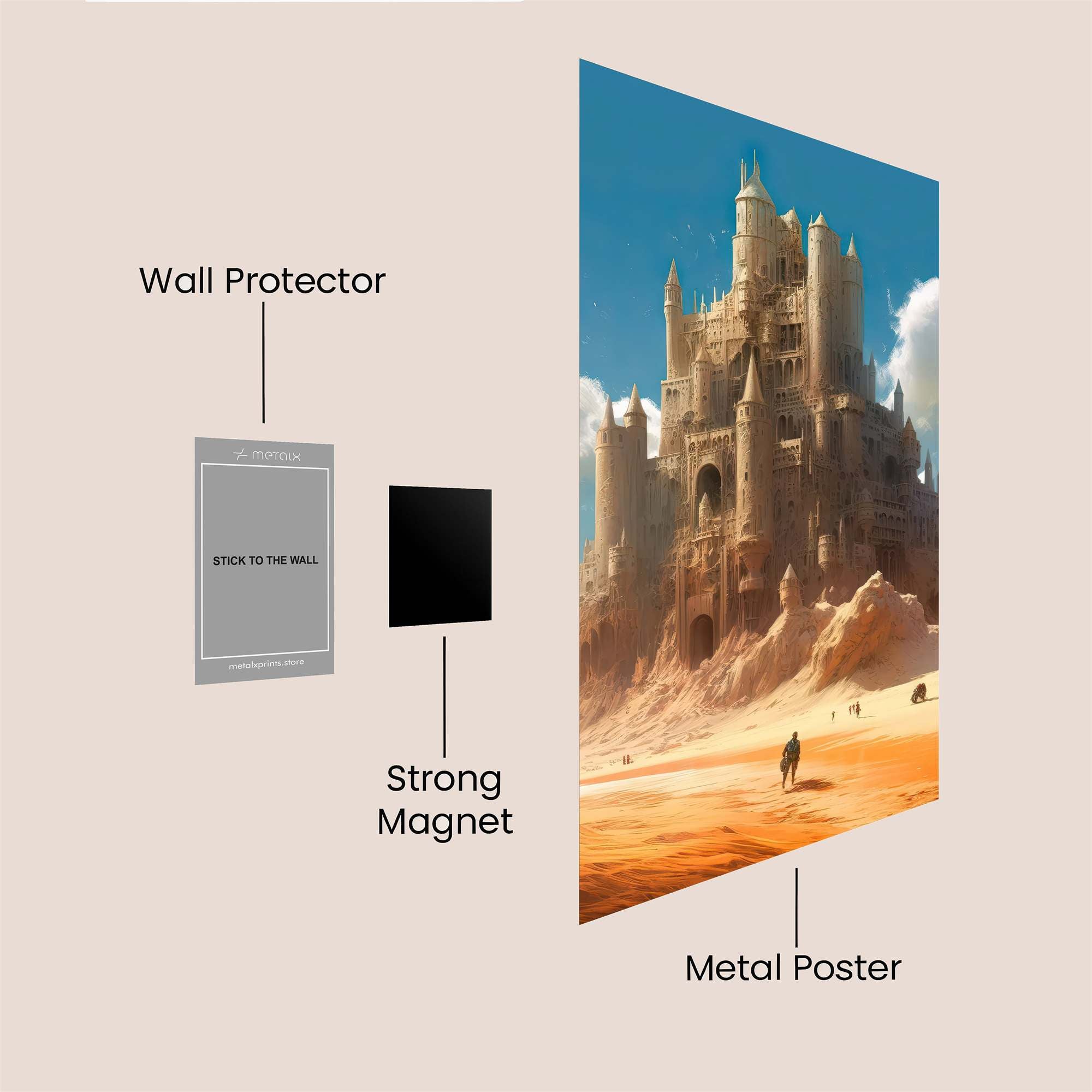 DesertMajesty Safe Wall Magnetic / M