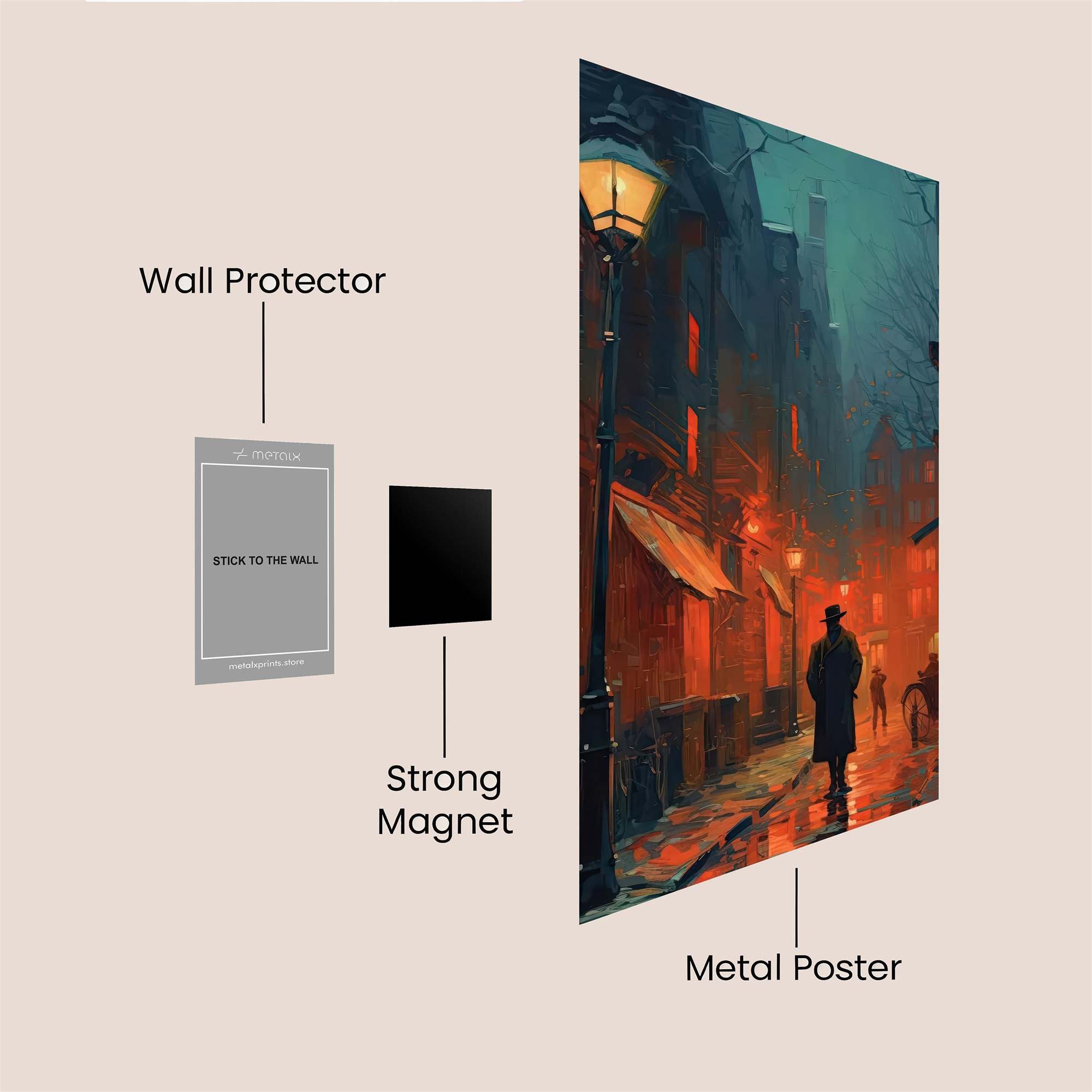Sherlock Mystery Safe Wall Magnetic / M