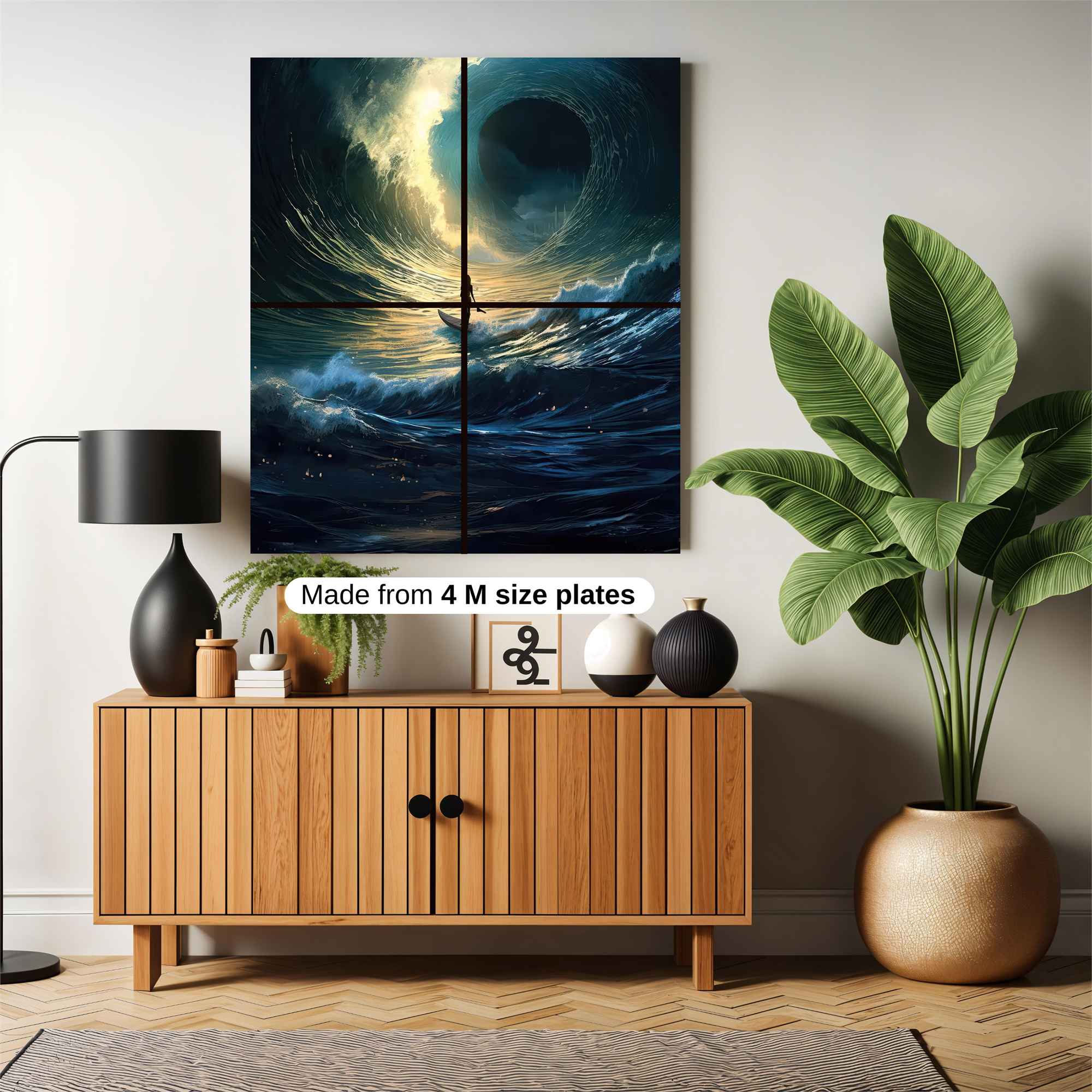 Surfer's Abyss Safe Wall Magnetic / M