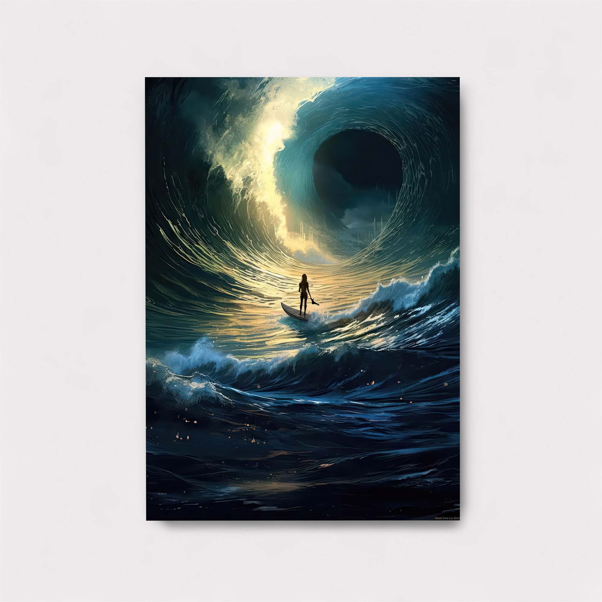 Surfer's Abyss Safe Wall Magnetic / M
