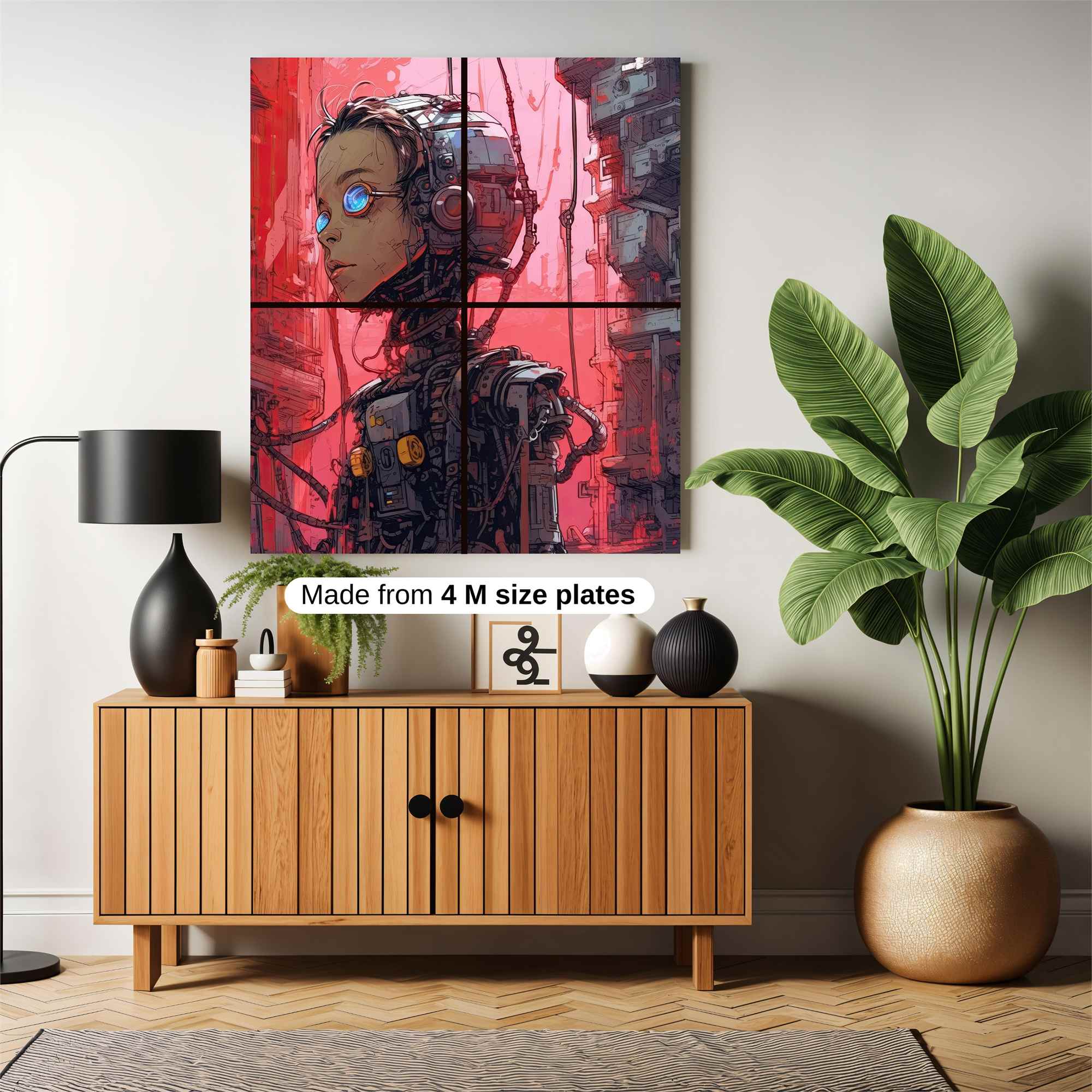 Robot Solitude Safe Wall Magnetic / M
