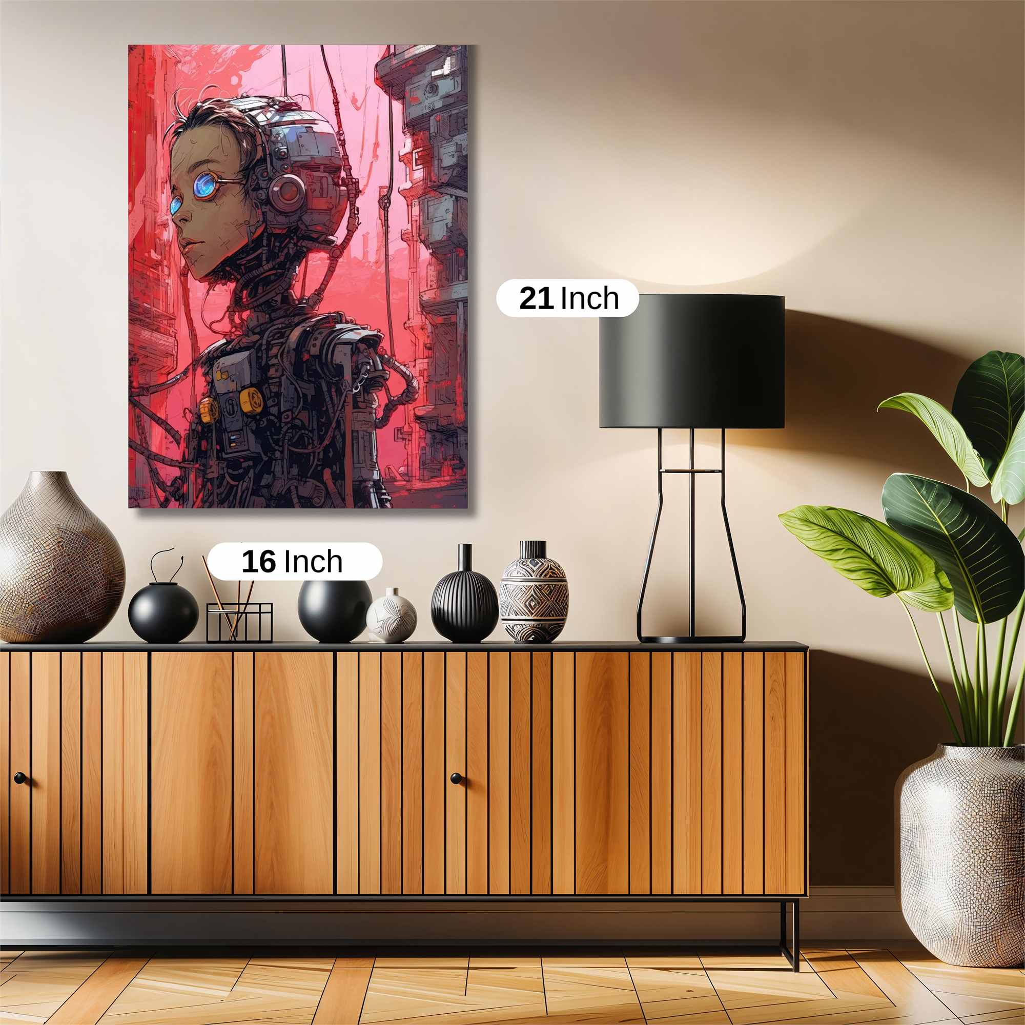 Robot Solitude Safe Wall Magnetic / M