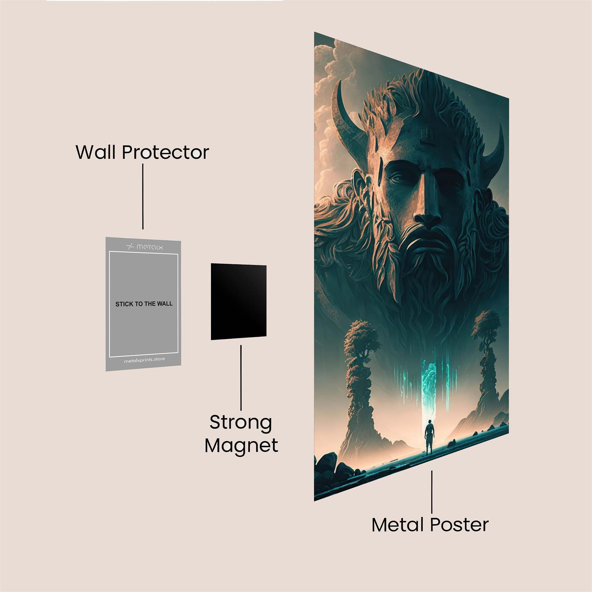 Zeus Majestic Safe Wall Magnetic / M