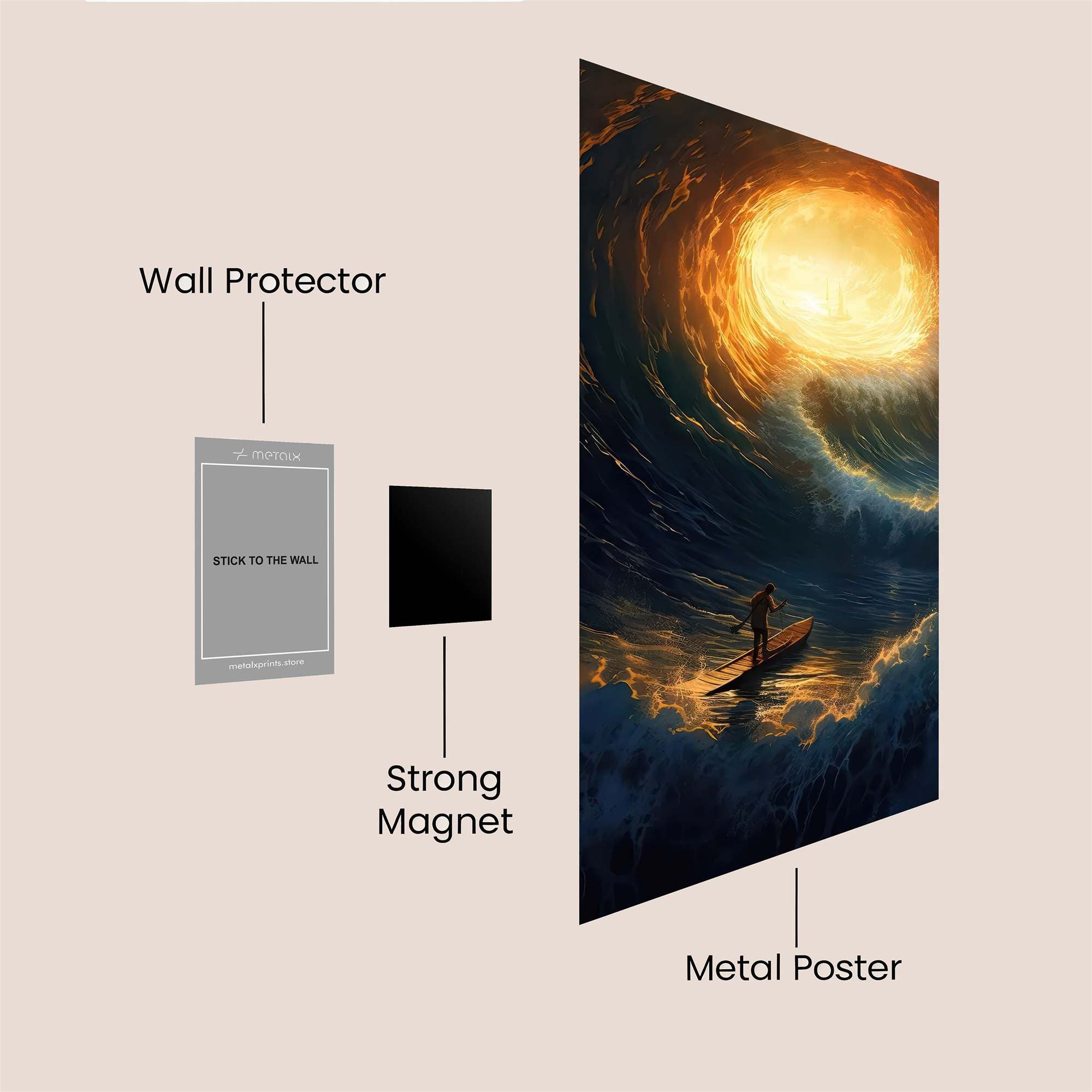 Vortex Serenity Safe Wall Magnetic / M
