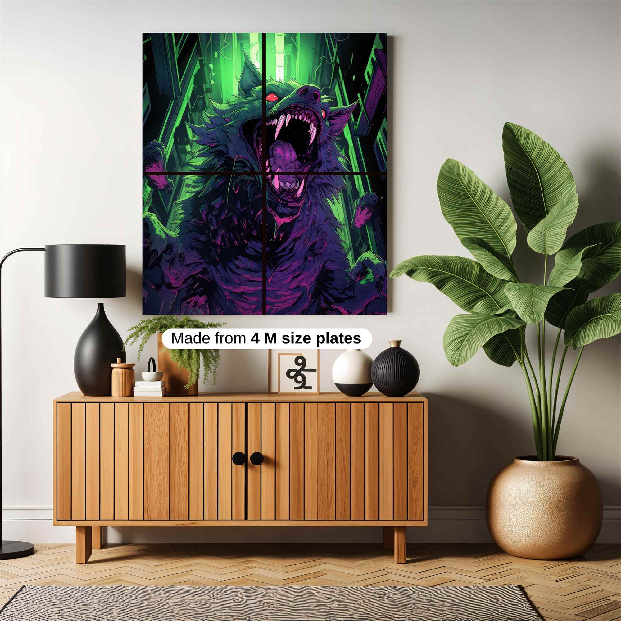 Cyber Rage Safe Wall Magnetic / M