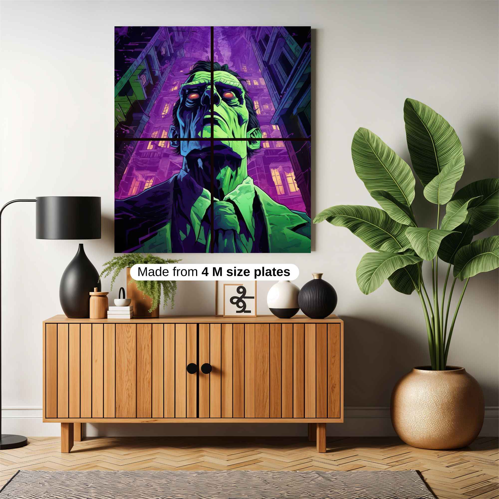 Zombie Gloom Safe Wall Magnetic / M