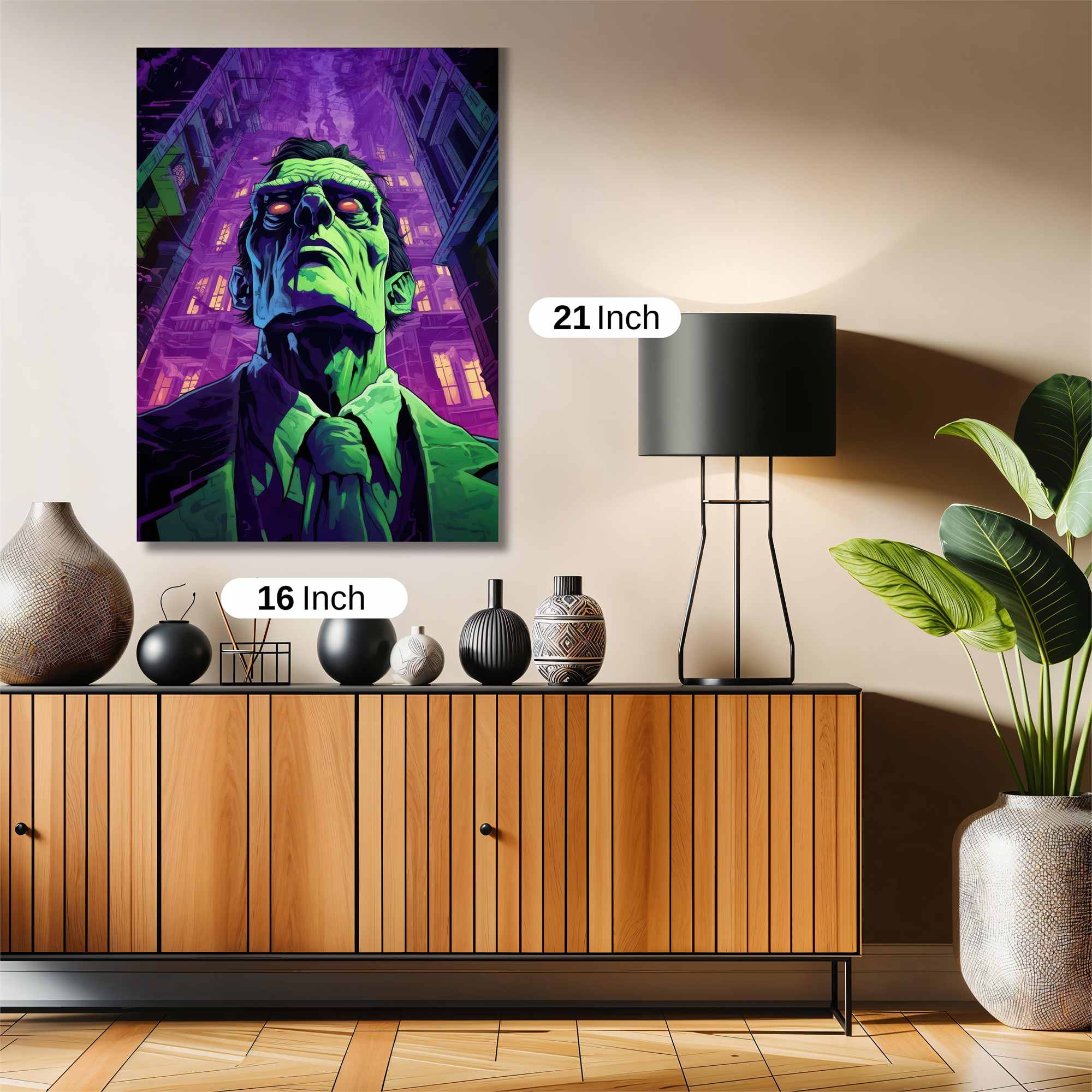 Zombie Gloom Safe Wall Magnetic / M