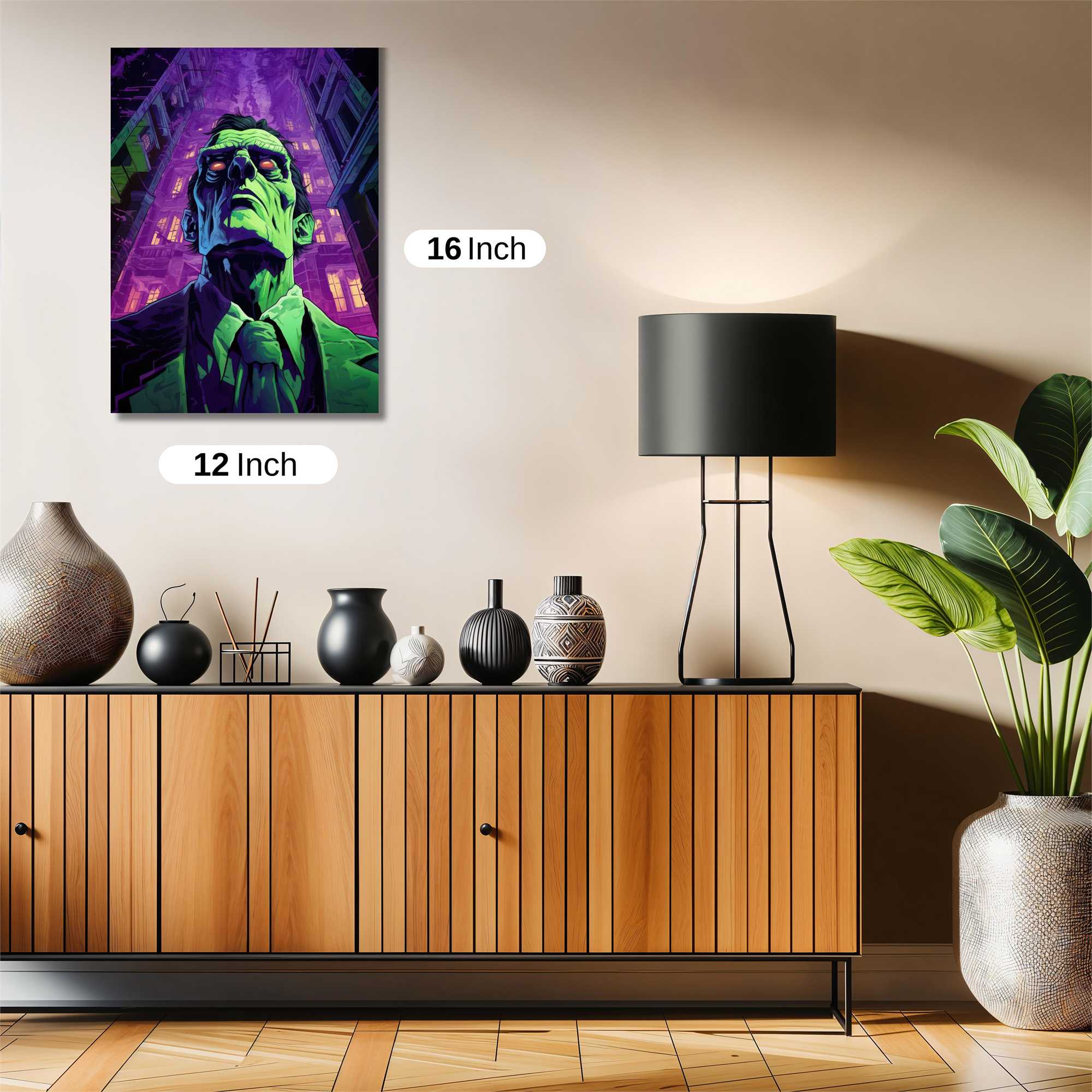 Zombie Gloom Safe Wall Magnetic / M