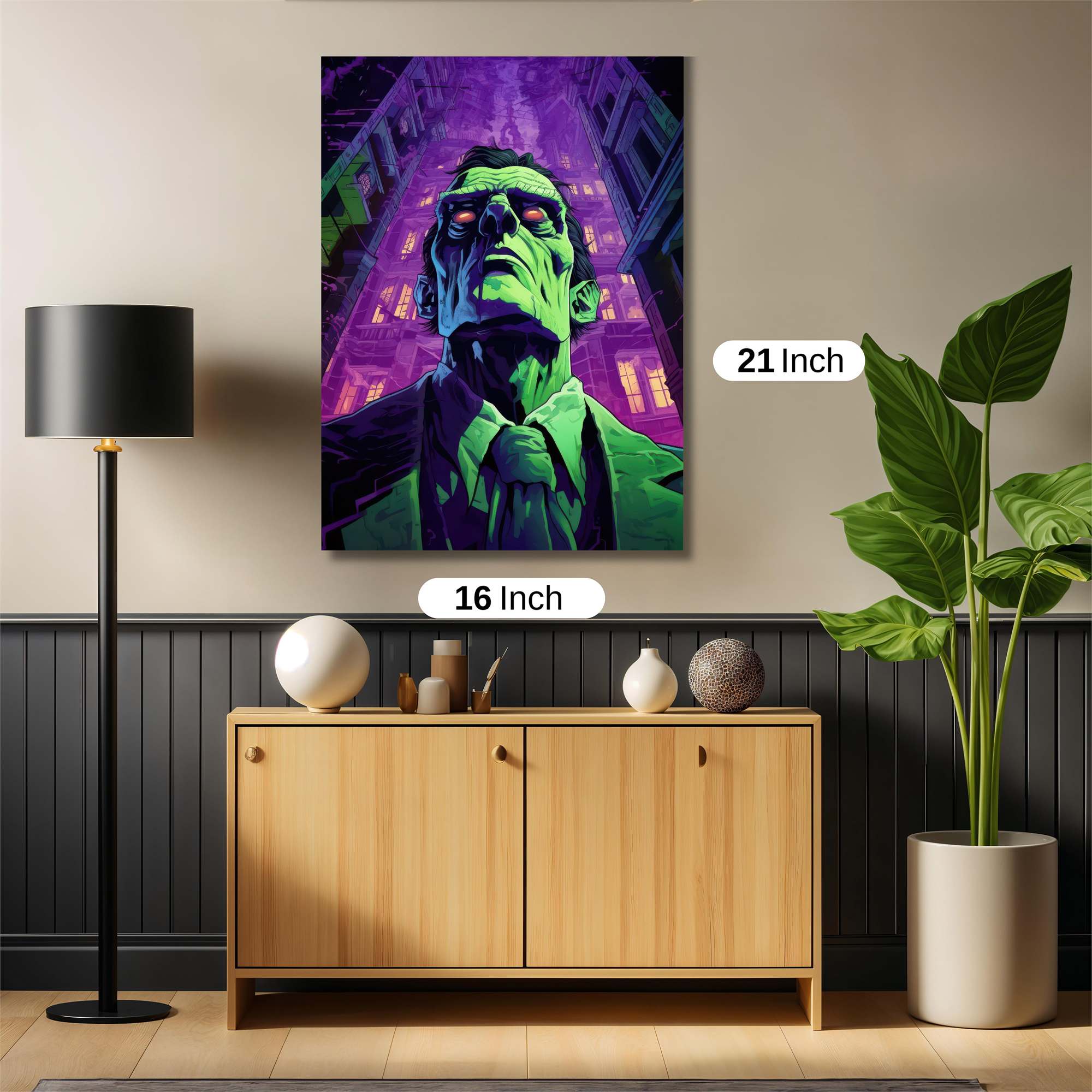 Zombie Gloom Safe Wall Magnetic / M