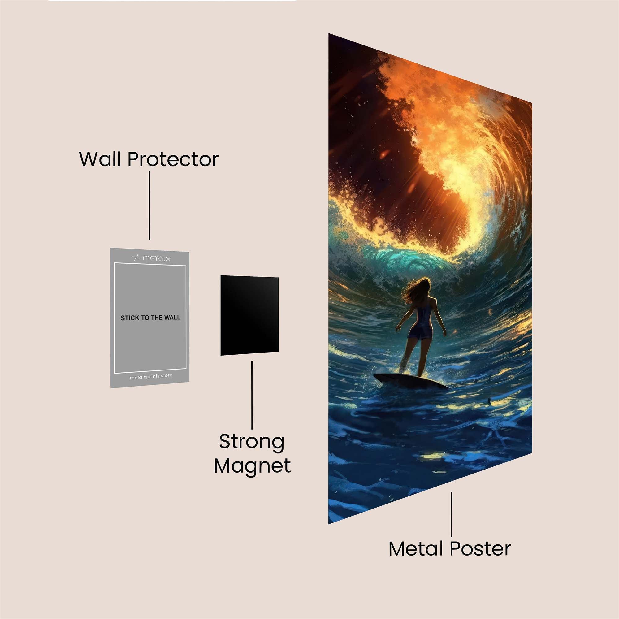 Inferno Ride Safe Wall Magnetic / M