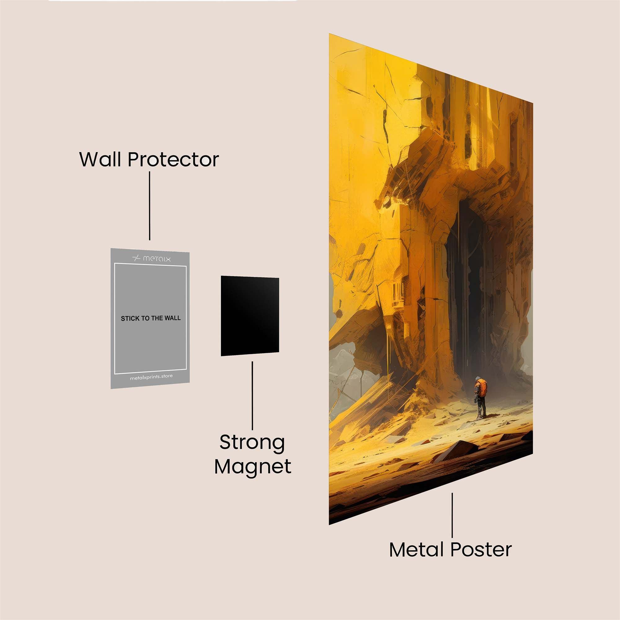 Monolith Mystery Safe Wall Magnetic / M