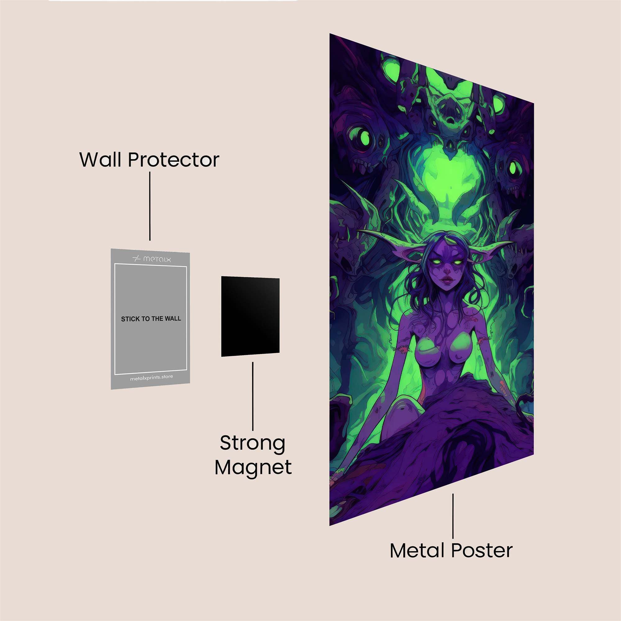 Elf Enigma Safe Wall Magnetic / M