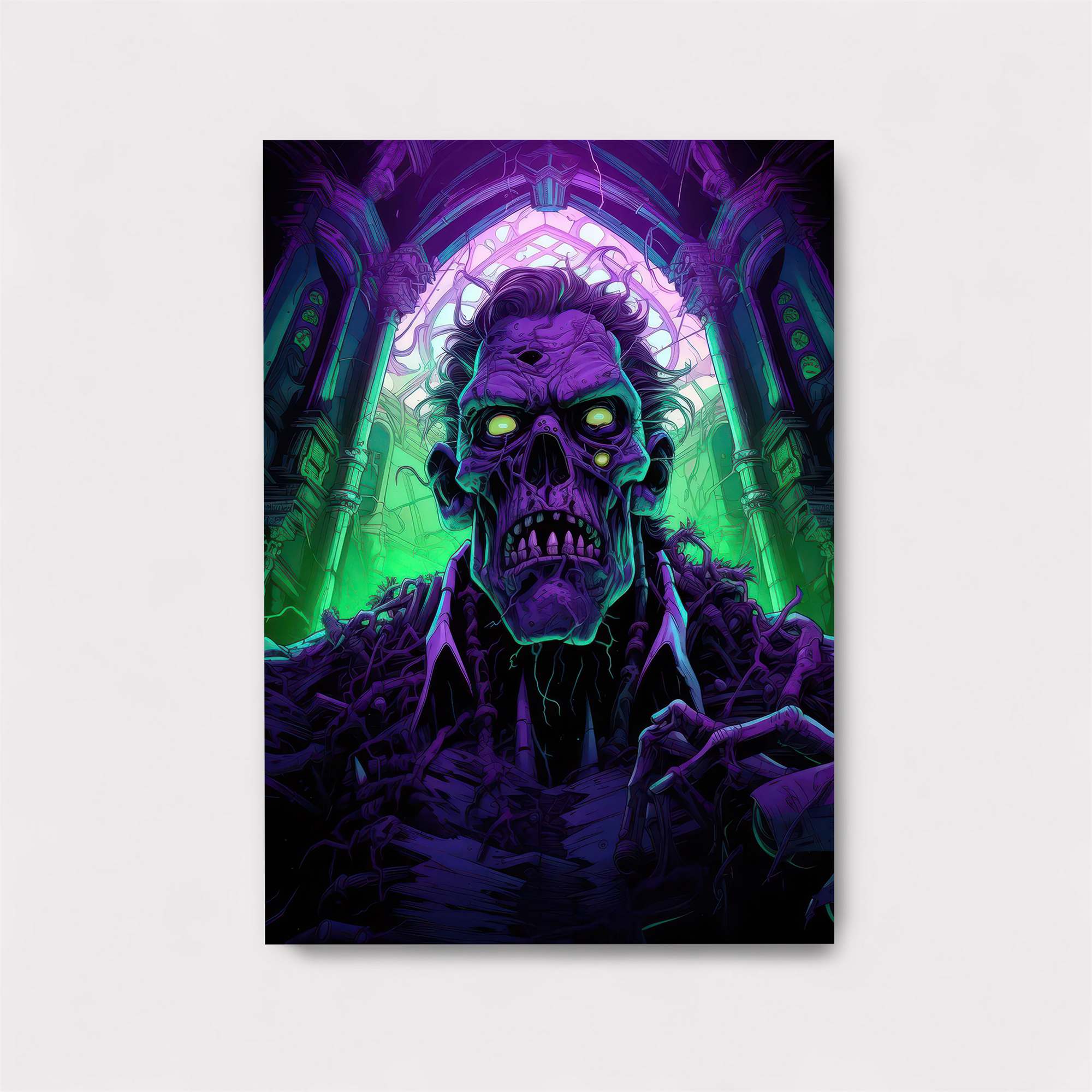 Zombie Gloom Safe Wall Magnetic / M