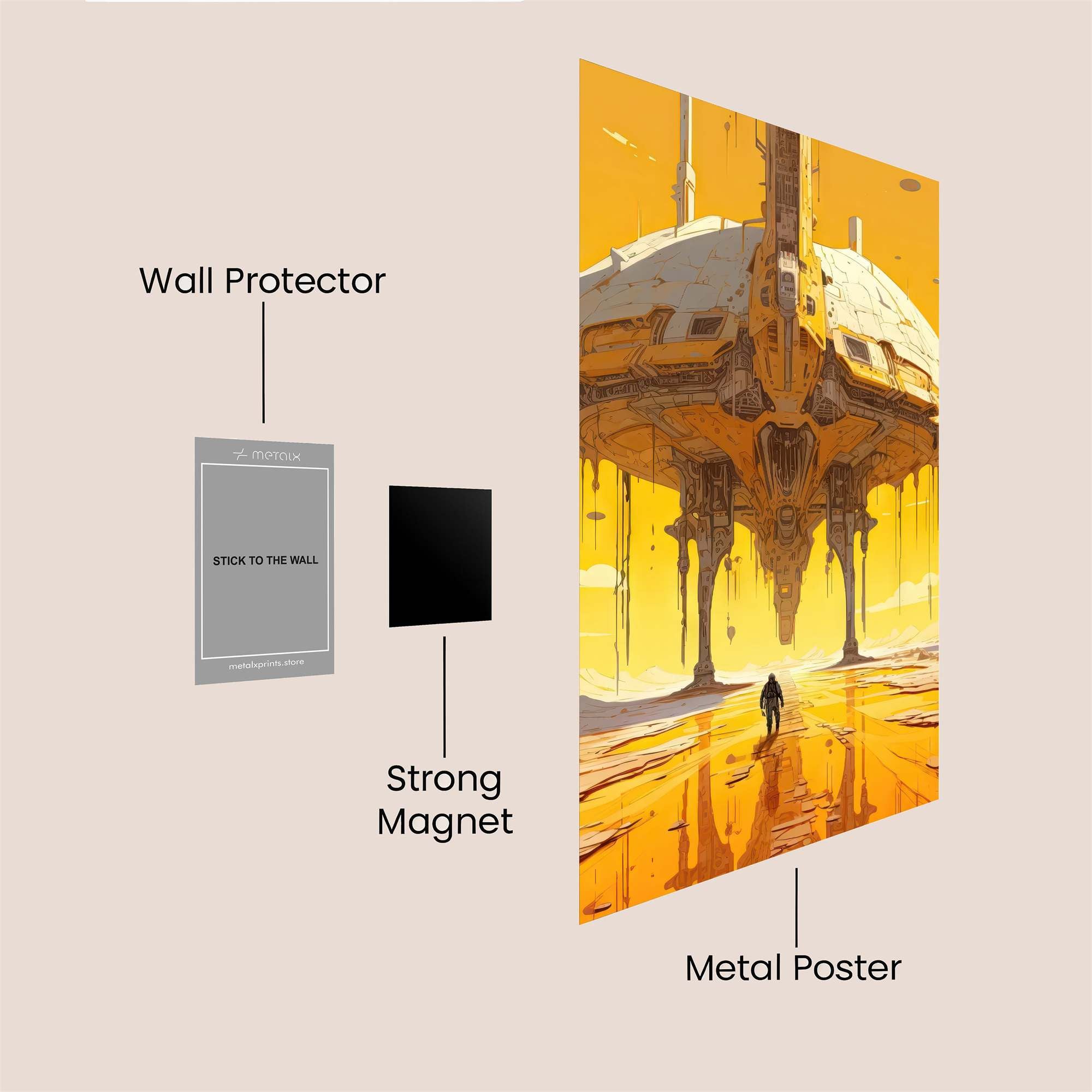 Mothership Majesty Safe Wall Magnetic / M